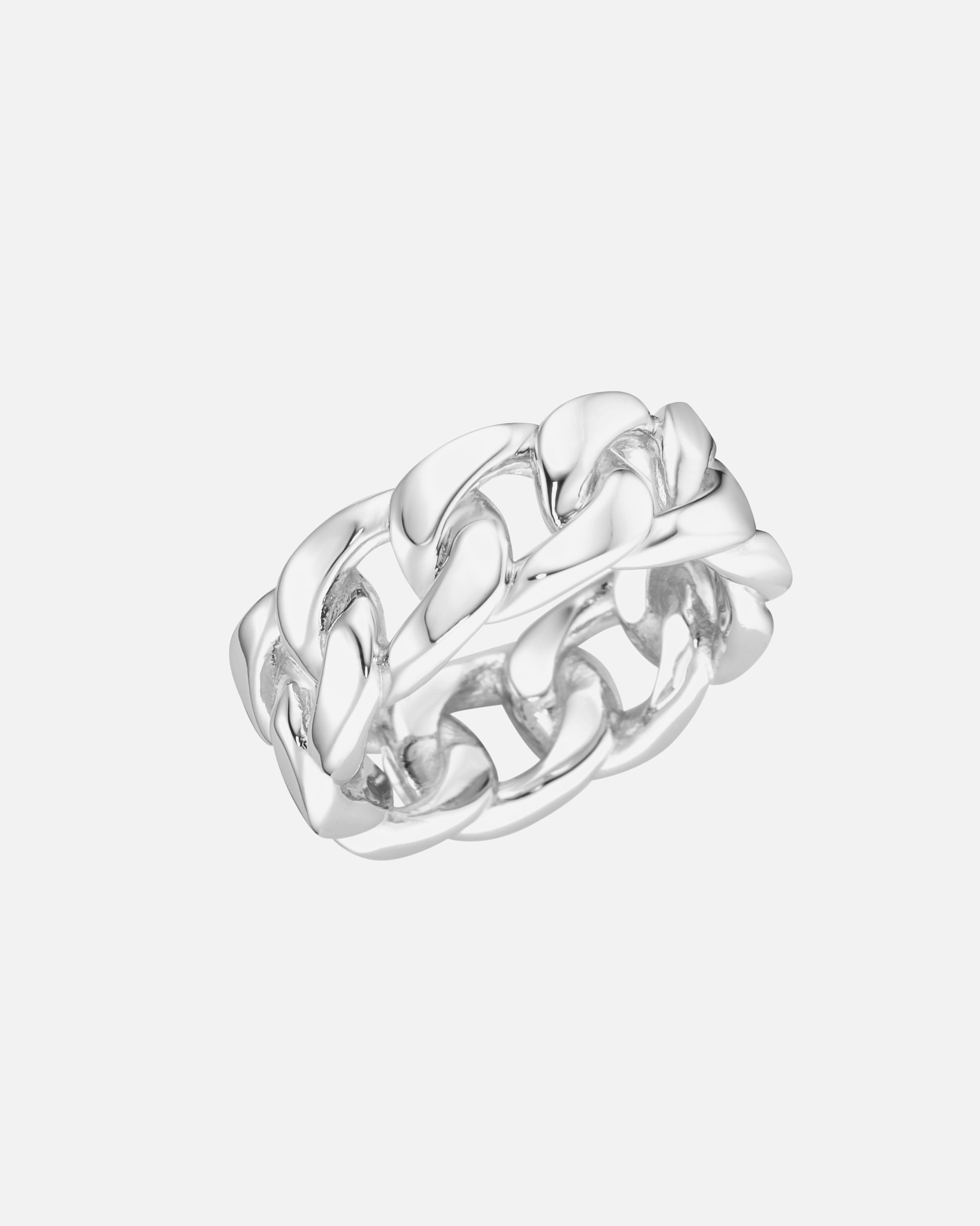 Ring für Weiblich Giorgio Martello Milano Ring Panzerketten-Design, Silber 925 52