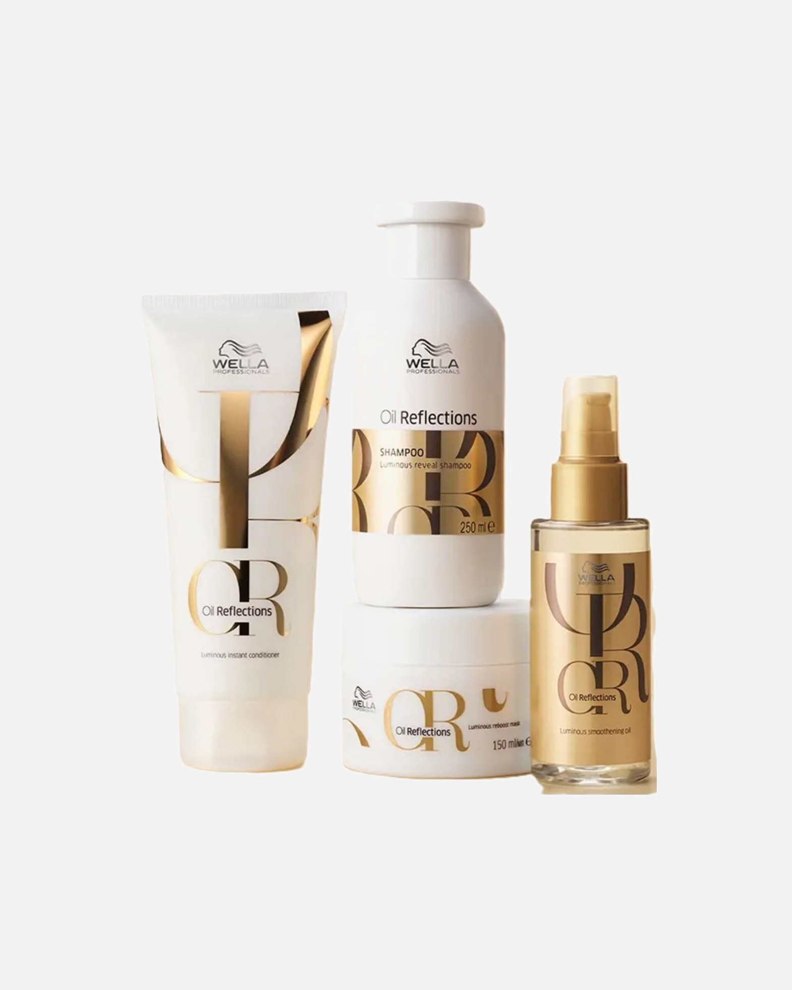 Haarpflegeset für Weiblich Wella Oil Reflections Bundle 4er Set 1 Stück