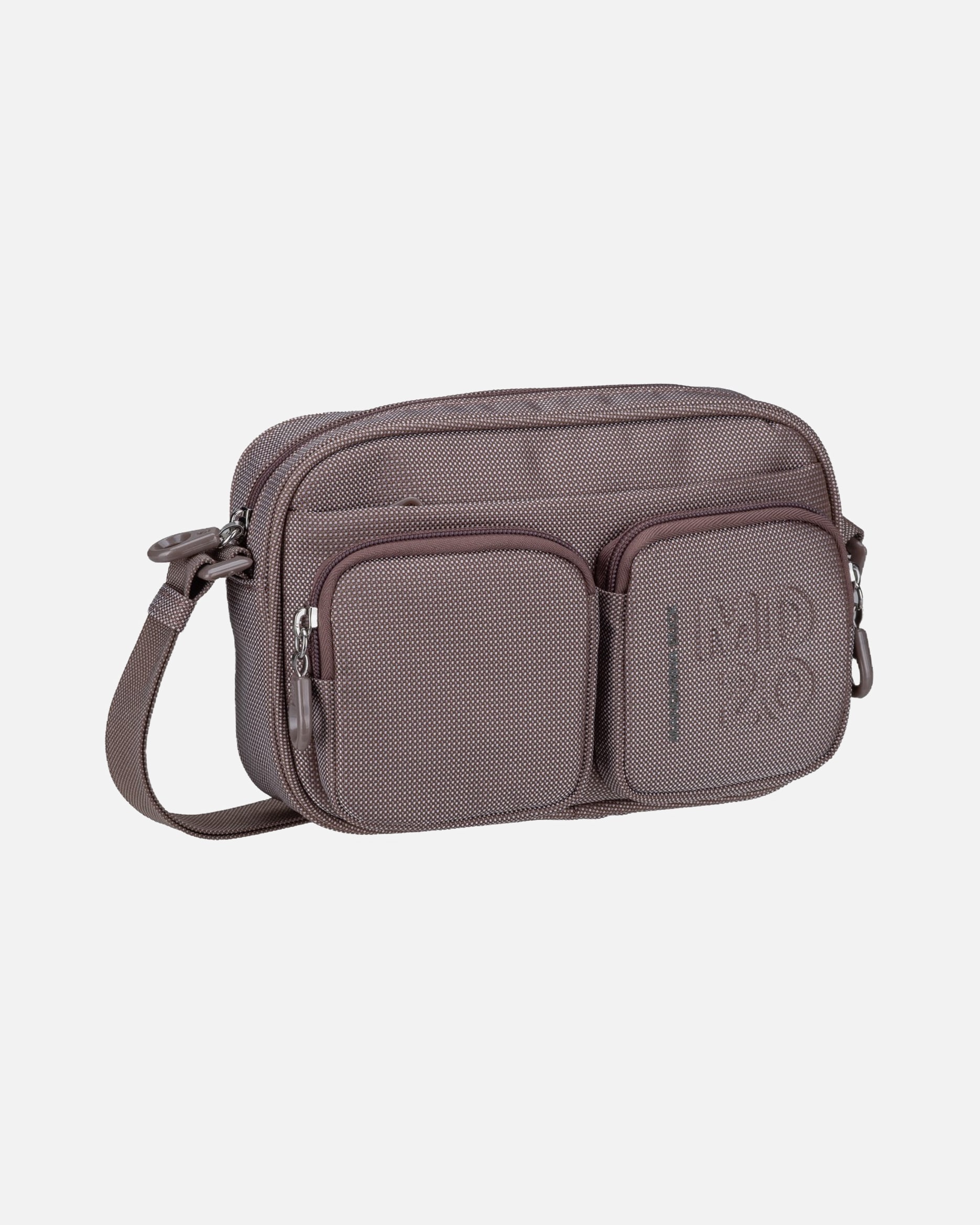 Umhängetasche für Weiblich Mandarina Duck Umhängetasche MD20 Camera QMT74 Taupe