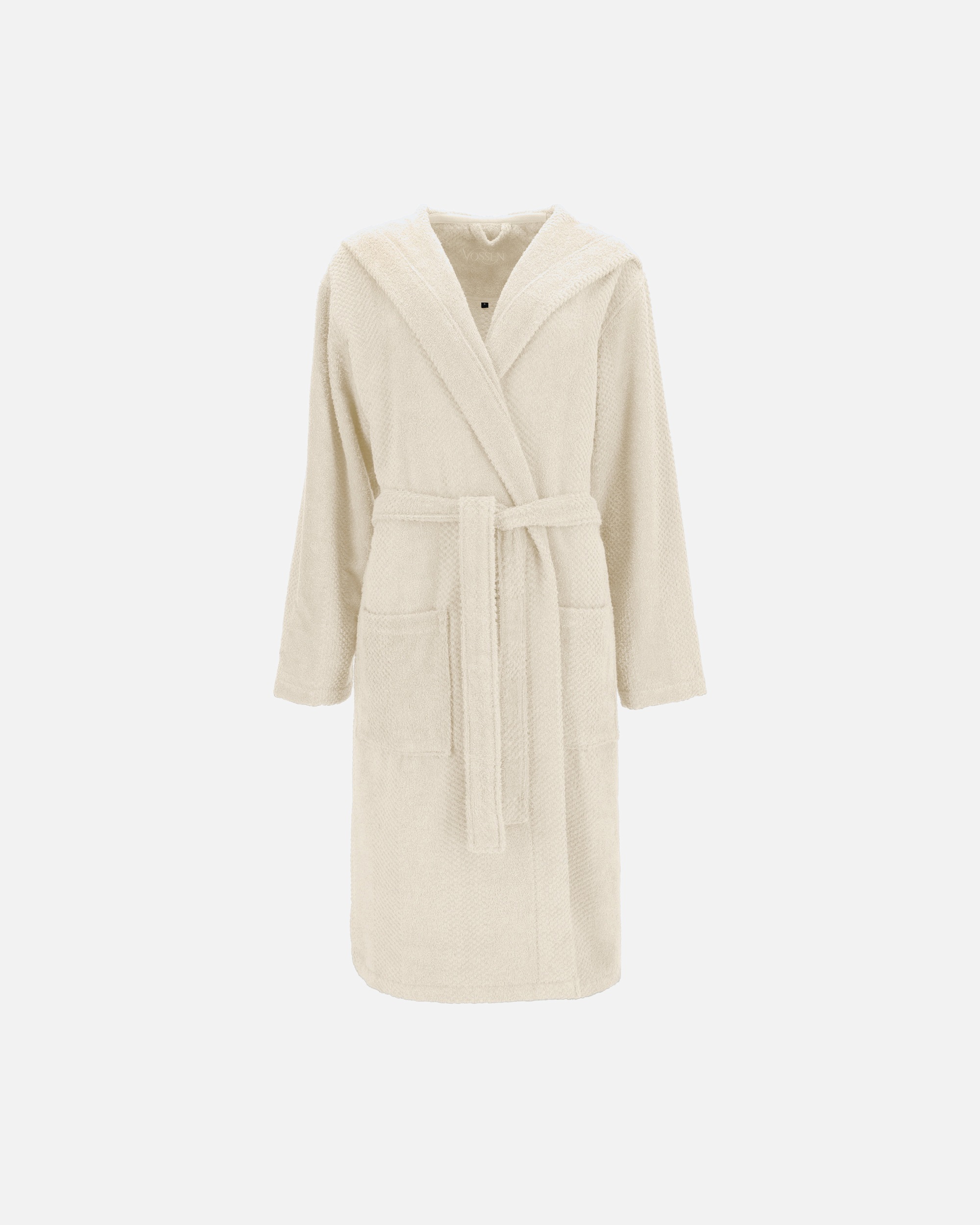 Bademantel für Unisex Vossen Vossen Bademäntel Unisex Kapuze Balance Samu sand - 6040 XS