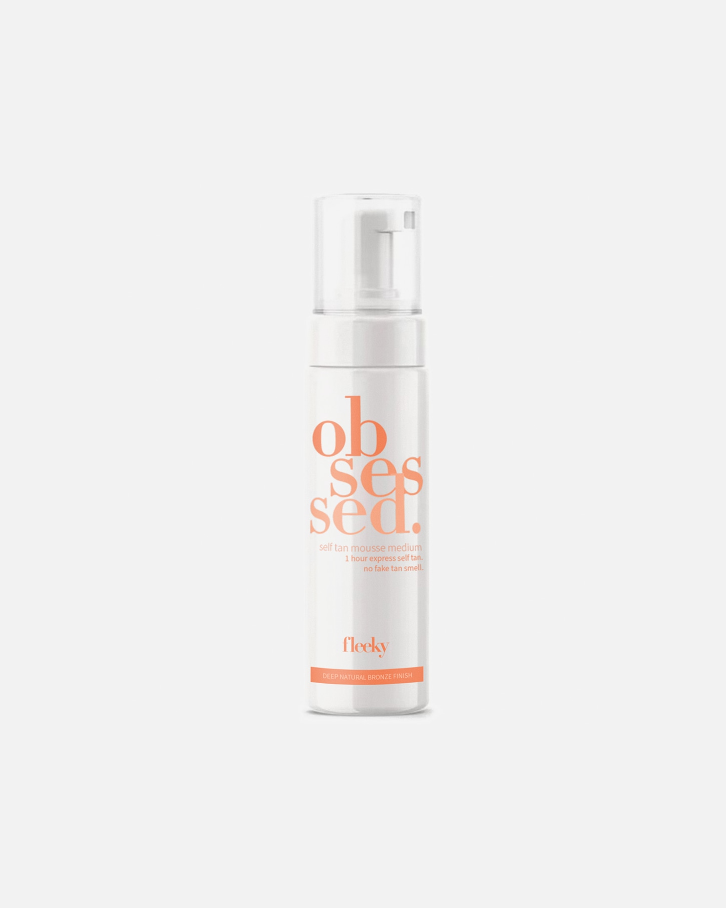 Selbstbräuner für Unisex Fleeky Self Tan Mousse - 200ml Getöntes selbstbräuner Mousse Medium