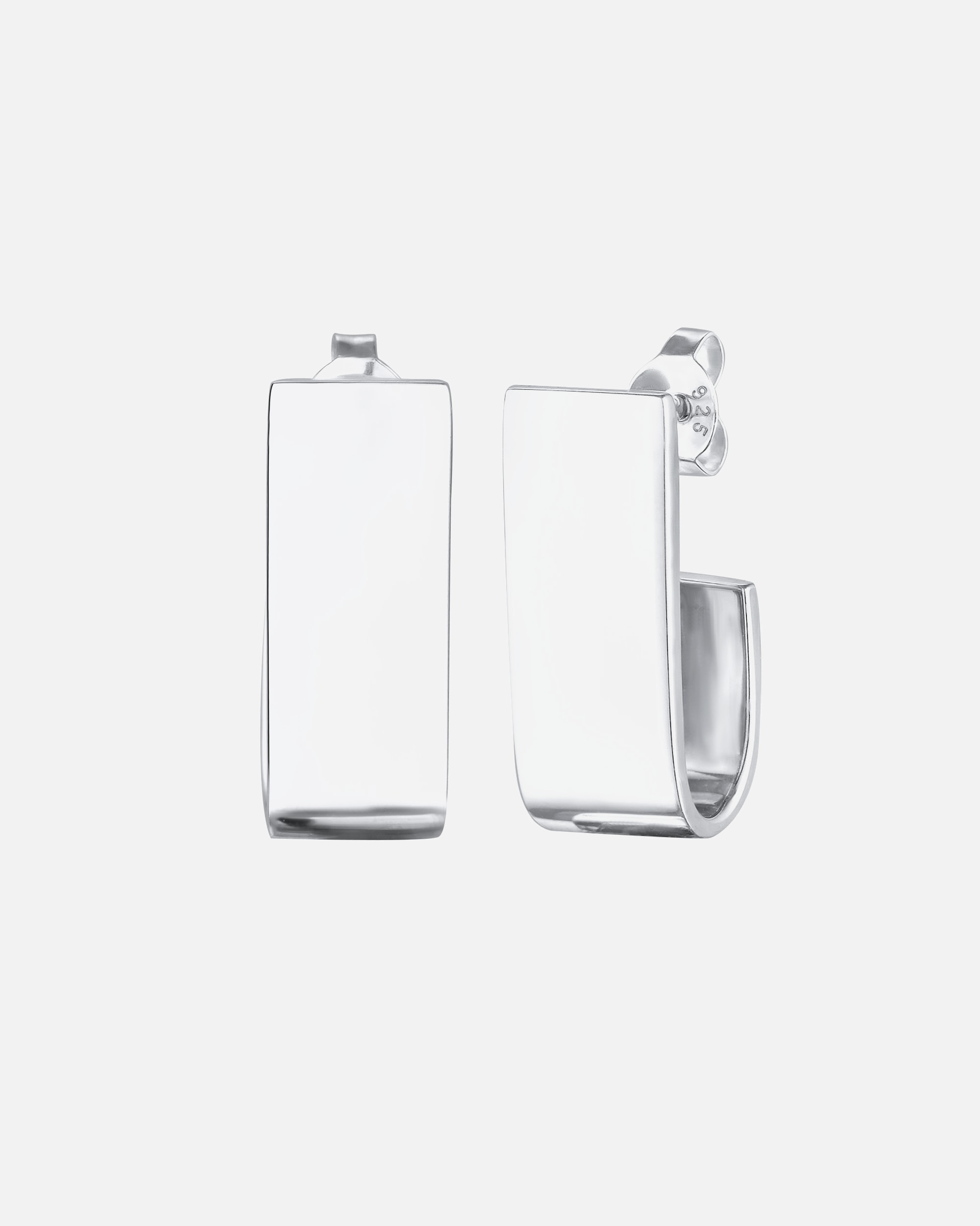 Ohrringe für Weiblich Elli Creolen Ohrstecker Modern Zeitlos 925 Silber 1 Stück
