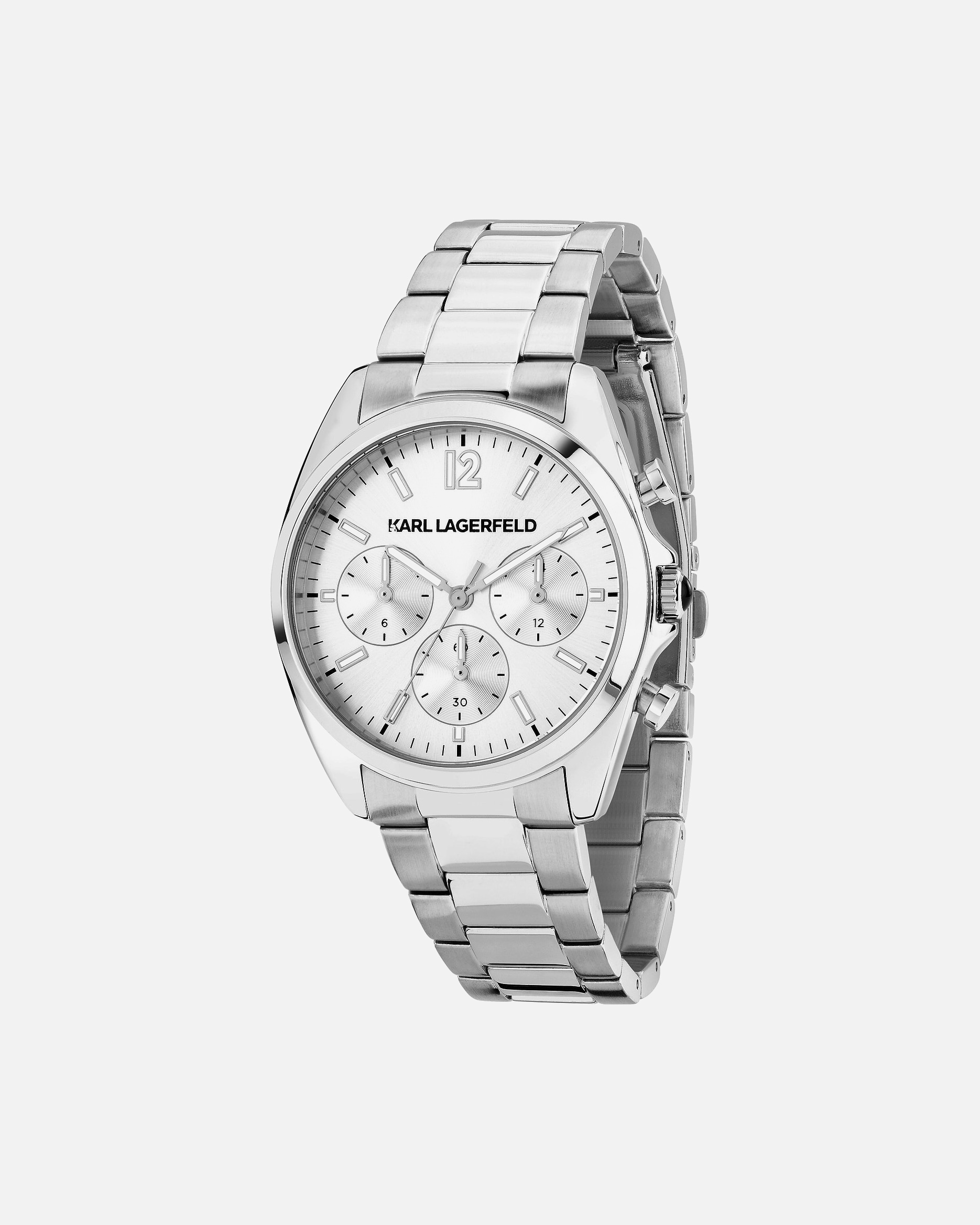 Uhr für Weiblich Karl Lagerfeld Damenuhr Edelstahl silber