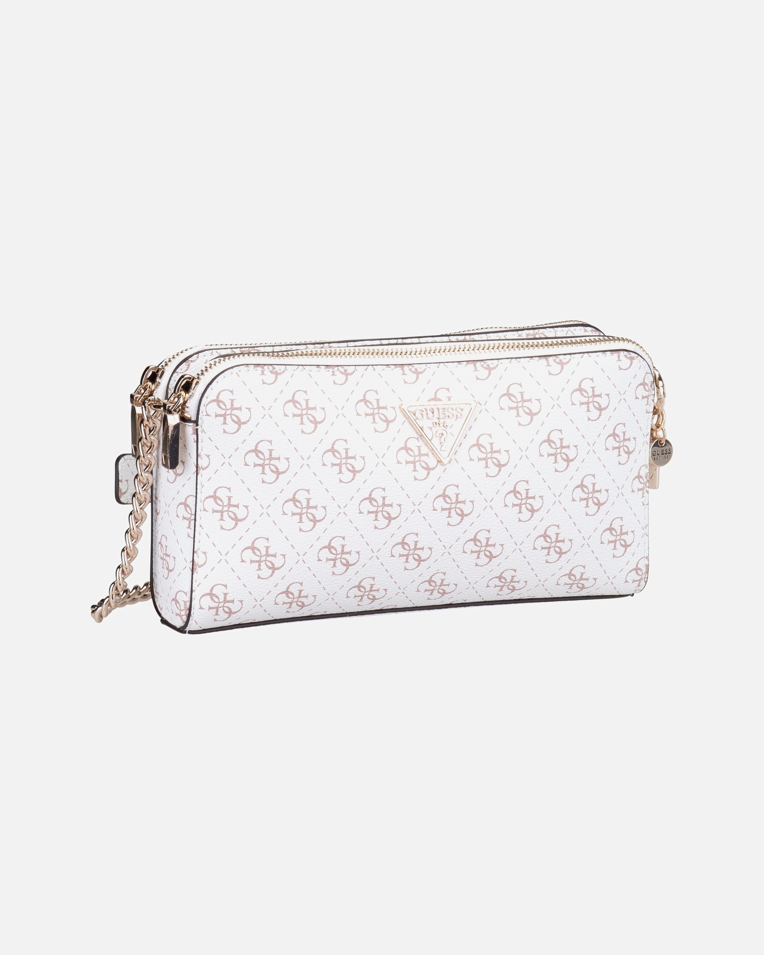 Handtasche für Weiblich GUESS Handtasche Eco Erica EQ Cream Logo