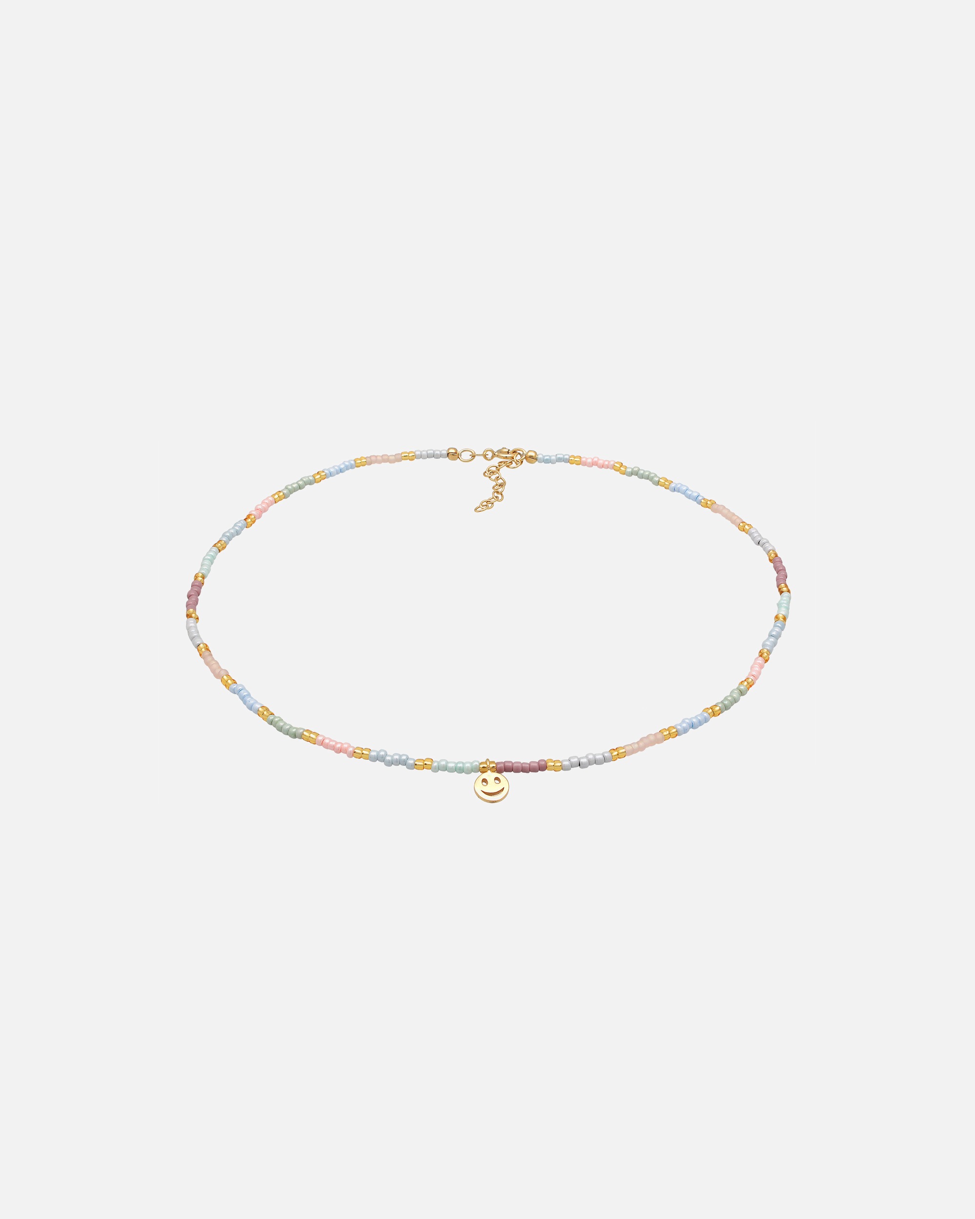 Halskette für Weiblich Elli Glas Silber Beads mit Smiling Face 925rt Silber 1 Stück