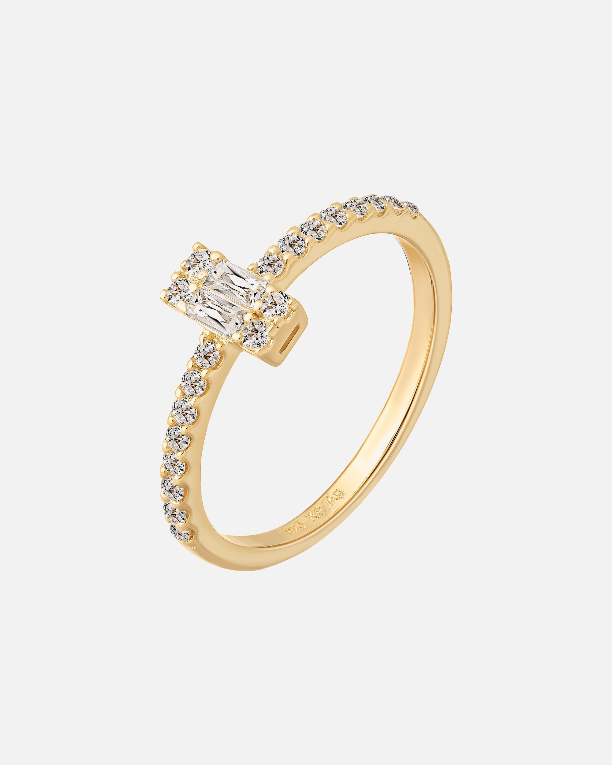 Ring für Weiblich caï Ring 925/- Sterling Silber Zirkonia 058 (18,5)