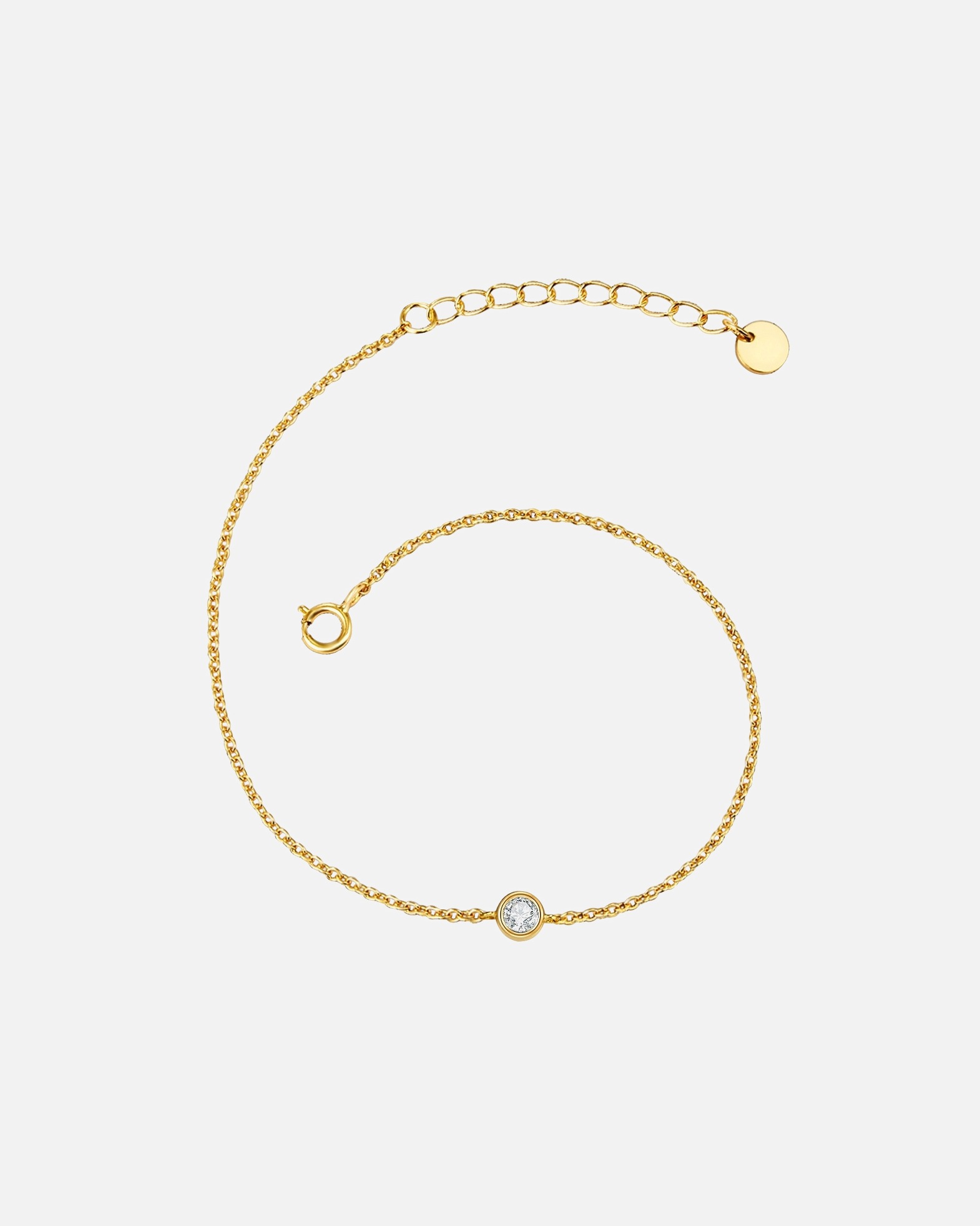 Armband für Weiblich Lulu & Jane Armband aus Messing in Gelbgold mit Zirkonia 1 Stück