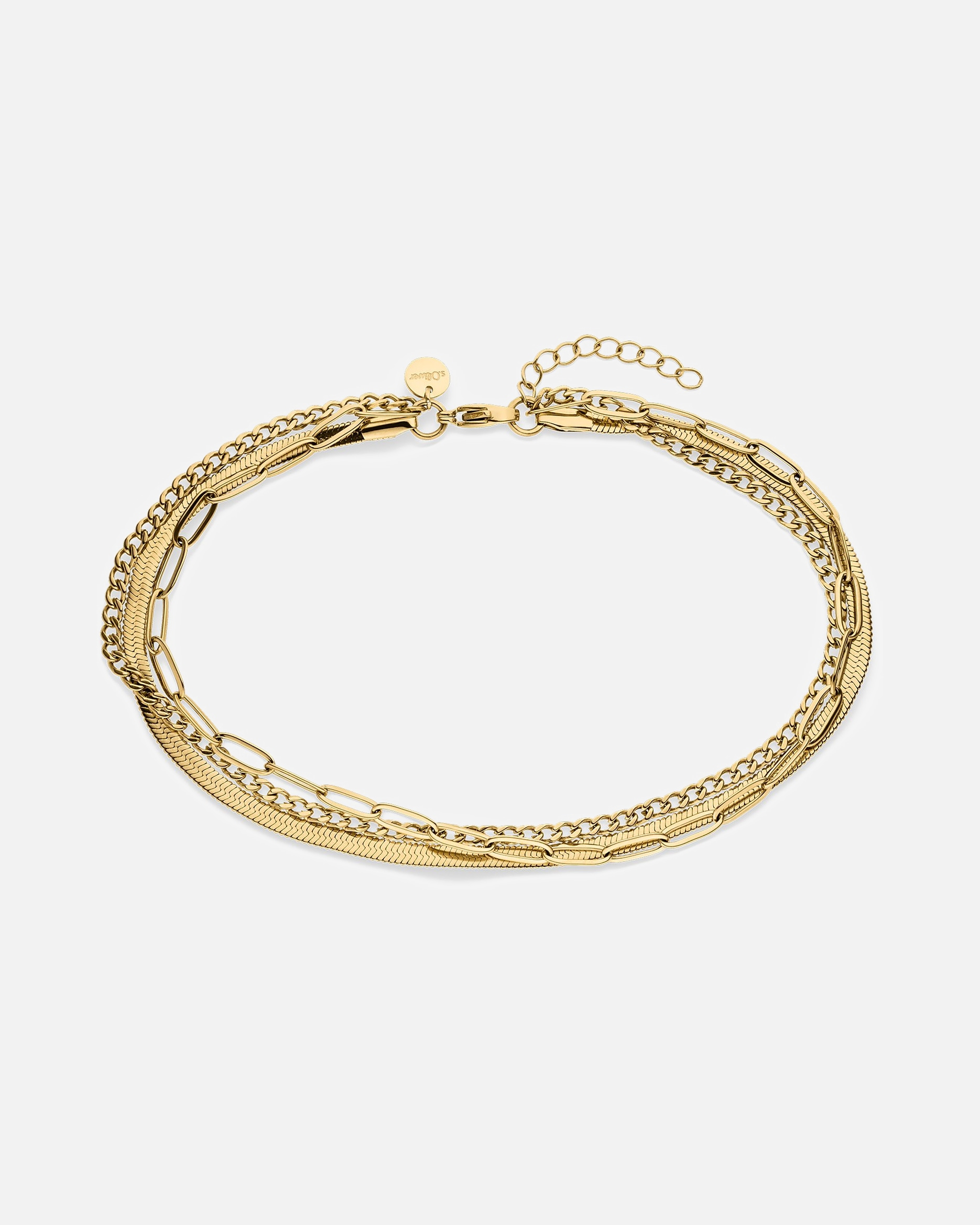 Armband für Weiblich s.Oliver Armband Edelstahl gold
