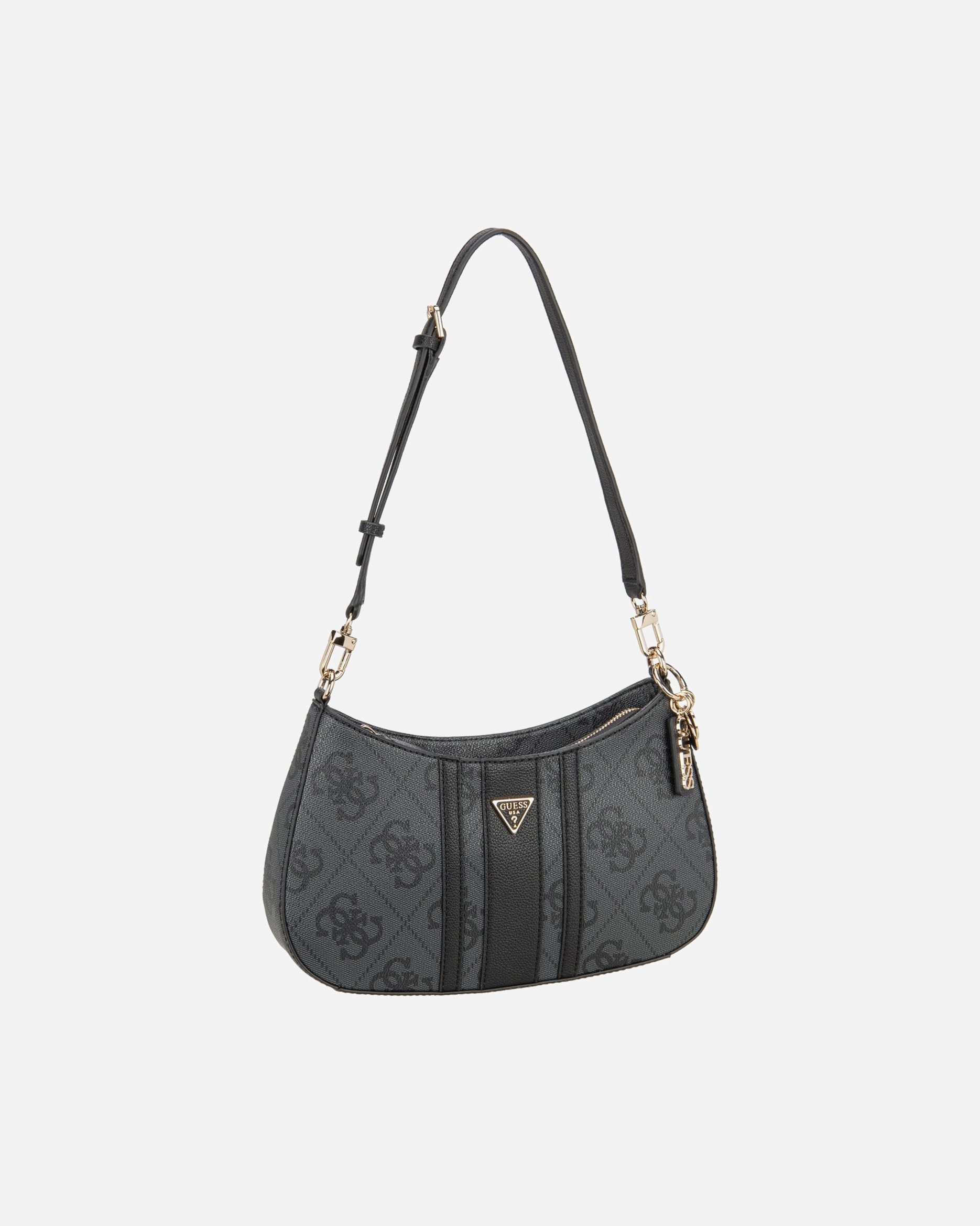 Handtasche für Weiblich GUESS Handtasche Noelle II Top Zip SHB Logo Coal Logo