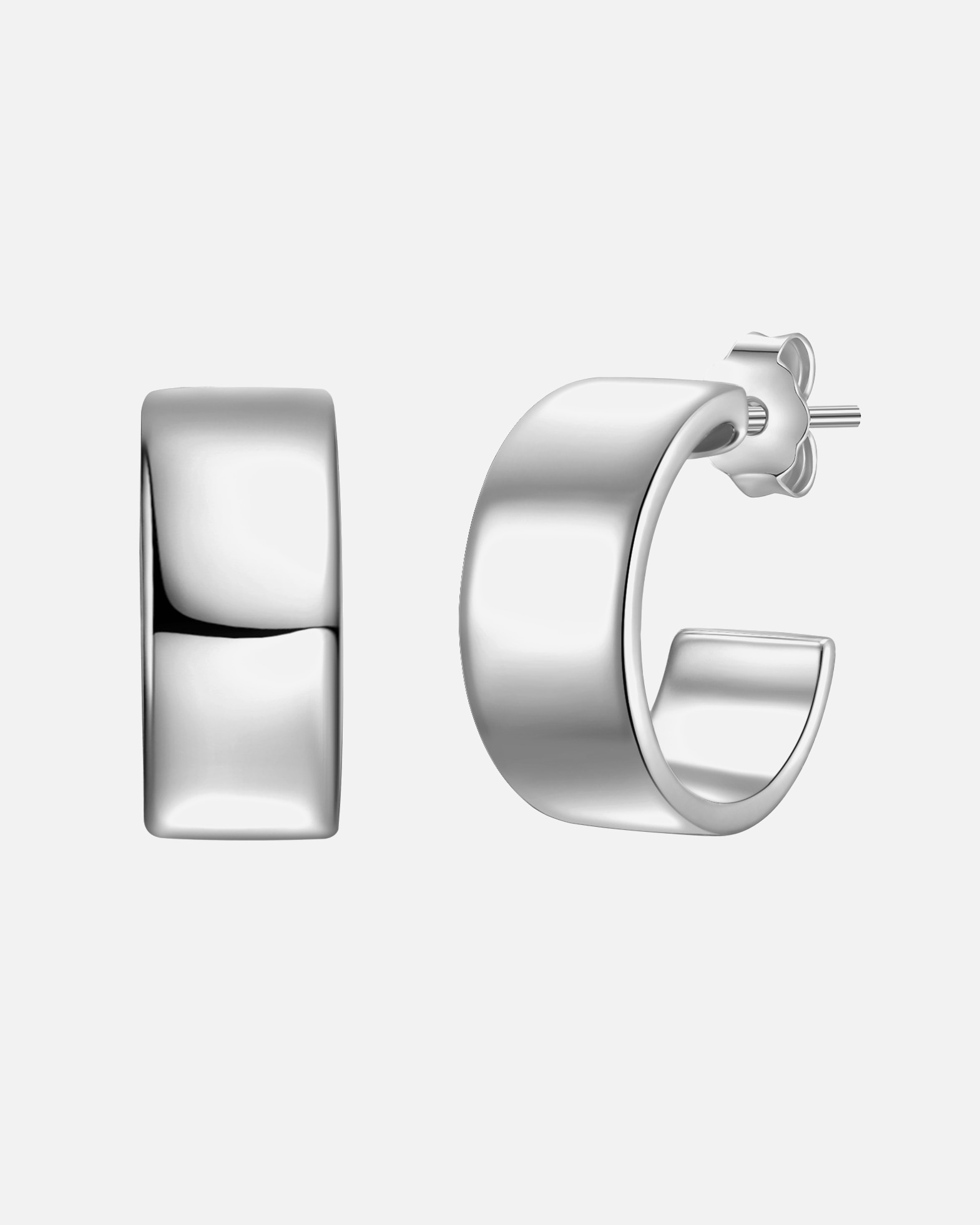 Creolen für Weiblich Glanzstücke München Creolen Sterling Silber in Silber 1 Stück