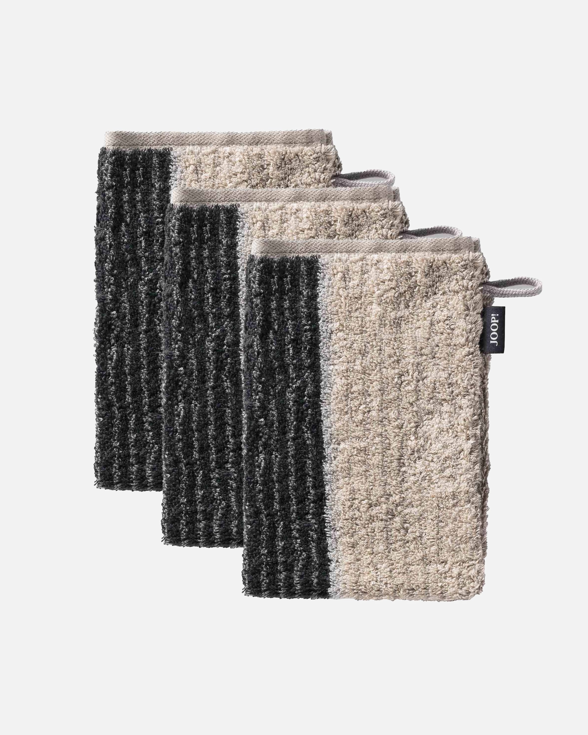 Waschlappen für Unisex JOOP! Waschlappen 3er Pack 'Doubleface' 3 Stück