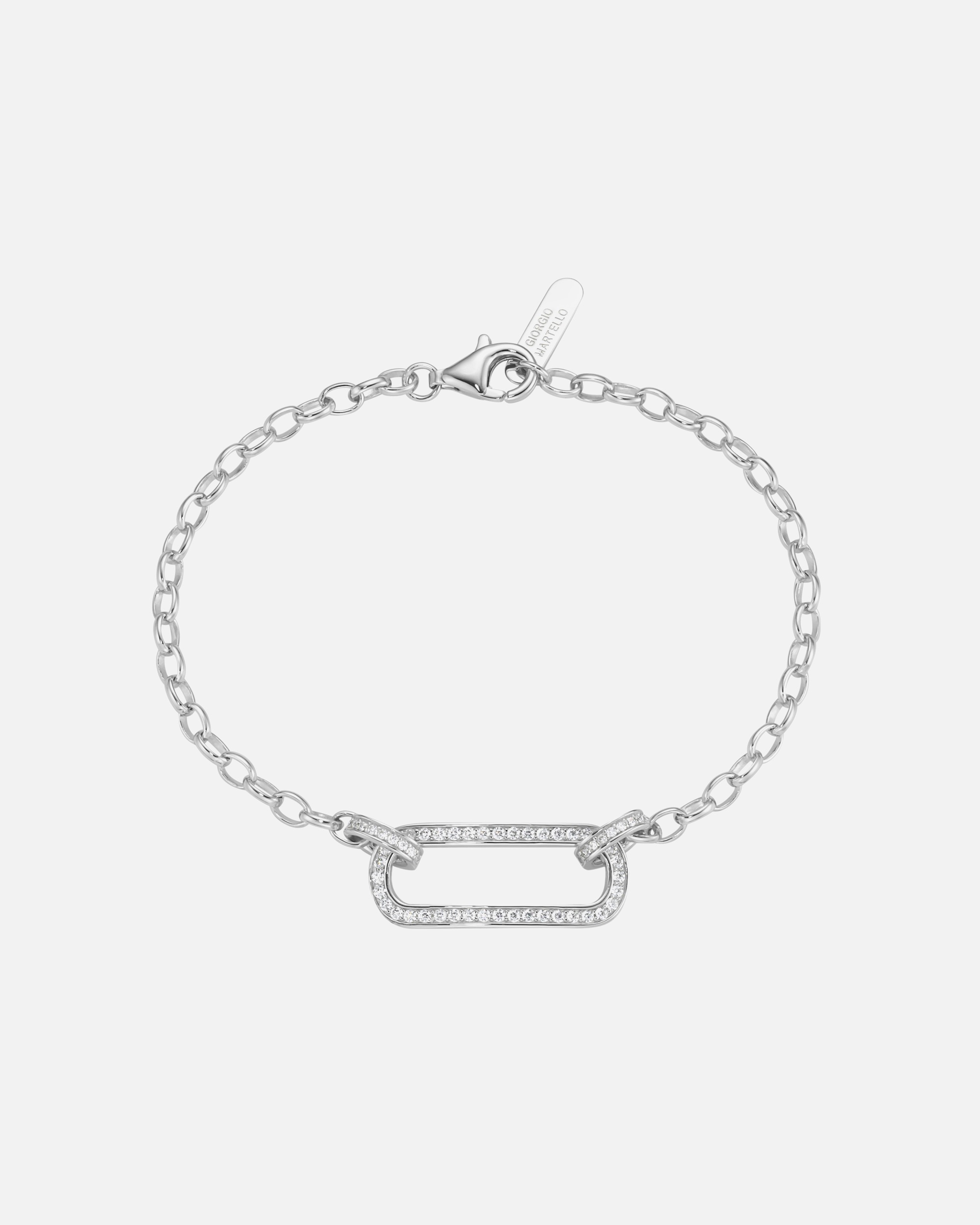 Armband für Unisex Armband mit Zirkonia, Silber 925 Silber