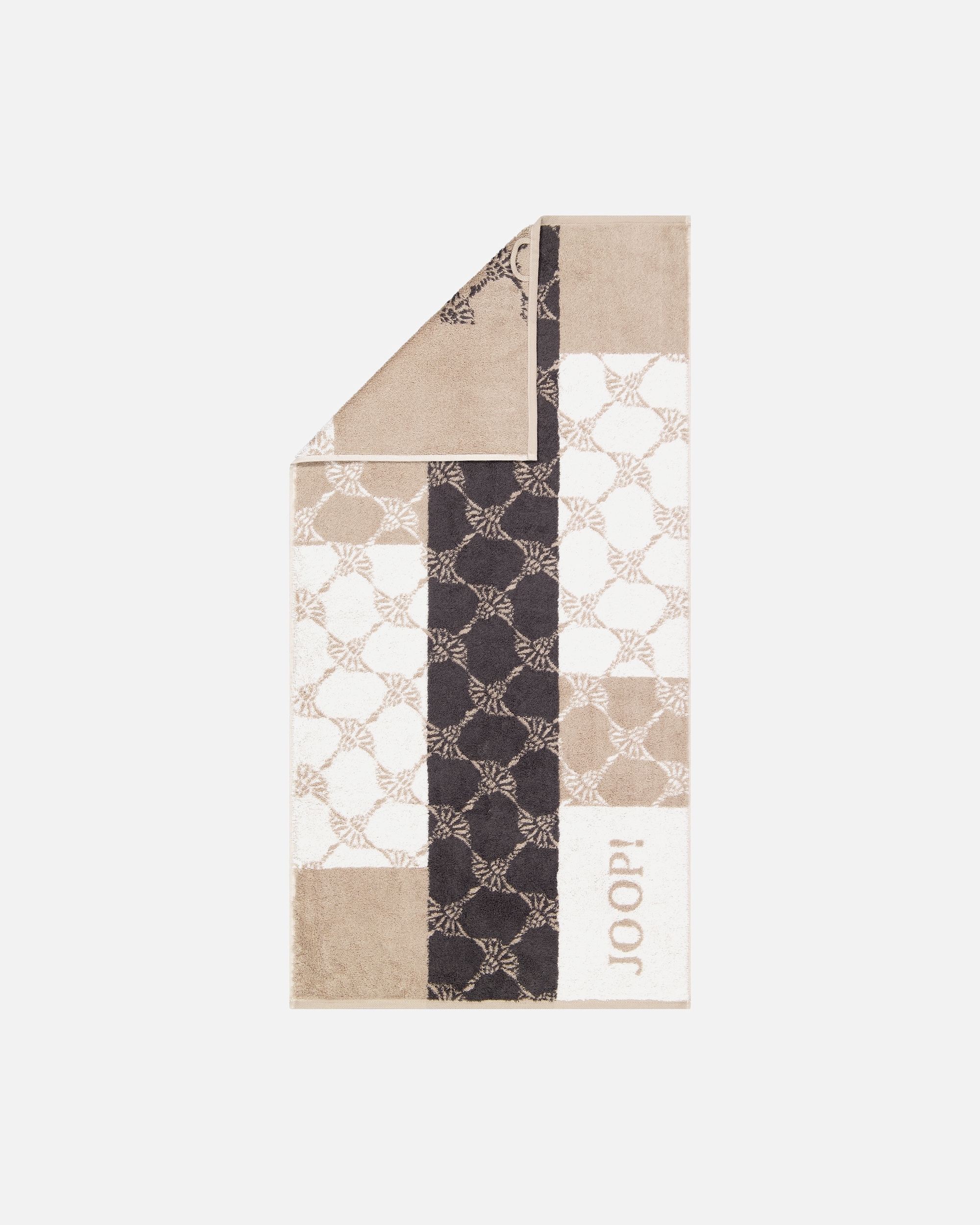 Handtuch für Unisex JOOP! JOOP! Handtücher Sauna Squares 1719 Natur - 37 Handtuch 50x100 cm