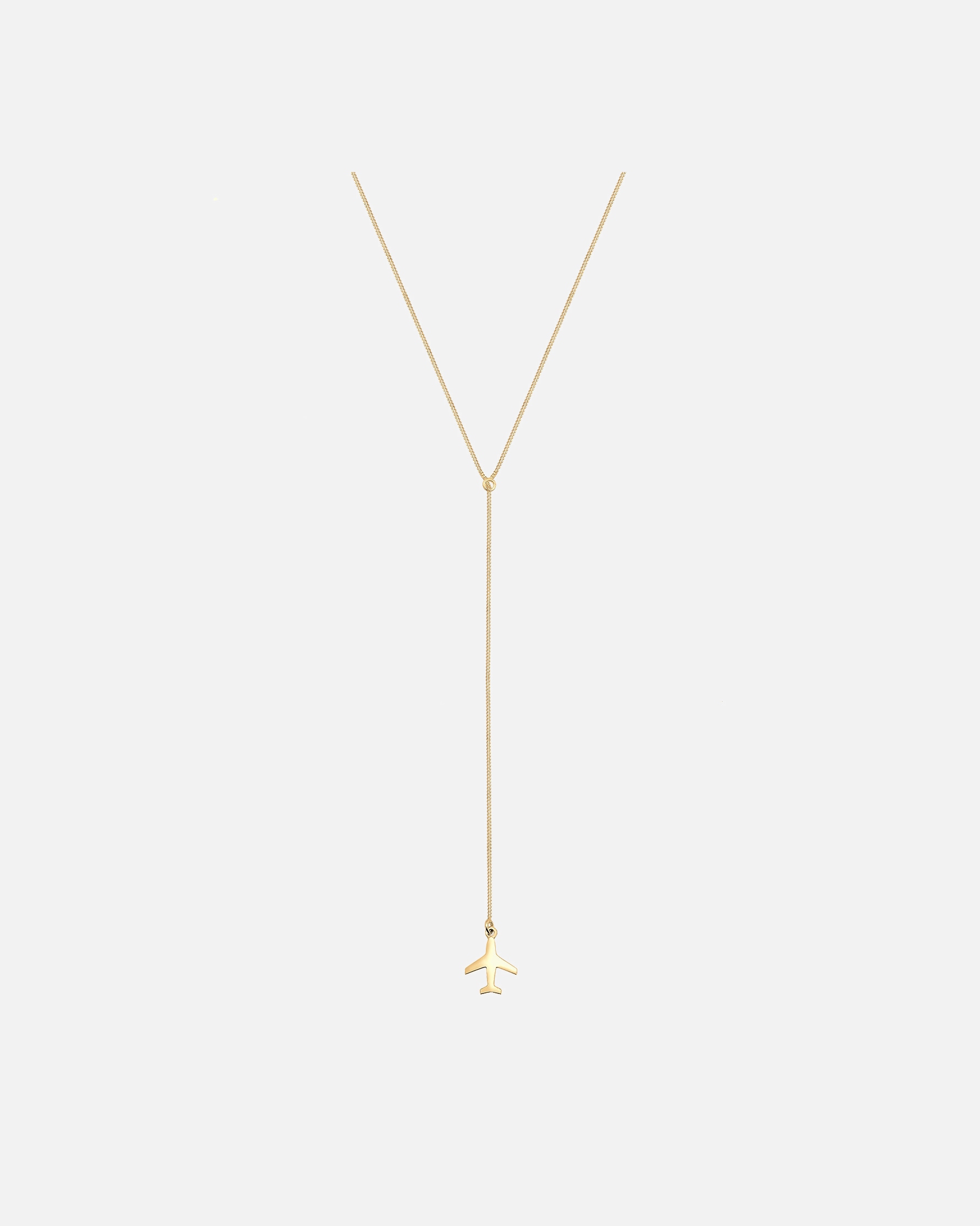 Halskette für Weiblich Y-Kette Flugzeug Travel 925 Sterling Silber 1 Stück
