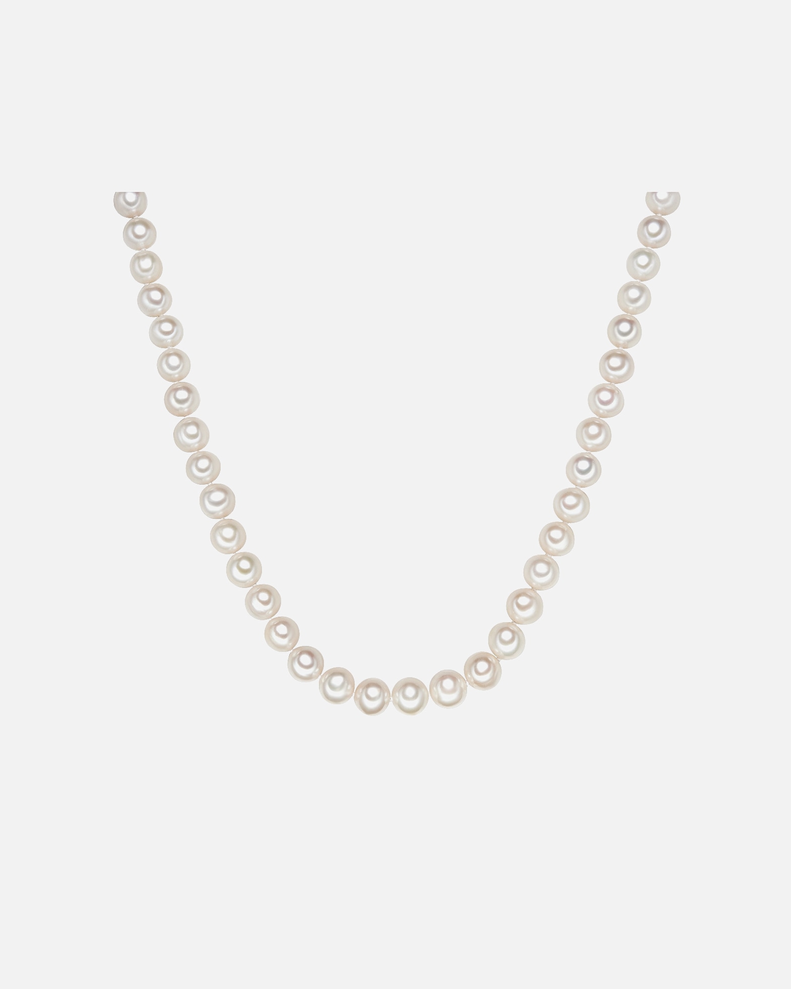 Halskette für Weiblich Valero Pearls Halskette aus Sterling Silber in silber mit Süßwasser-Zuchtperle 1 Stück