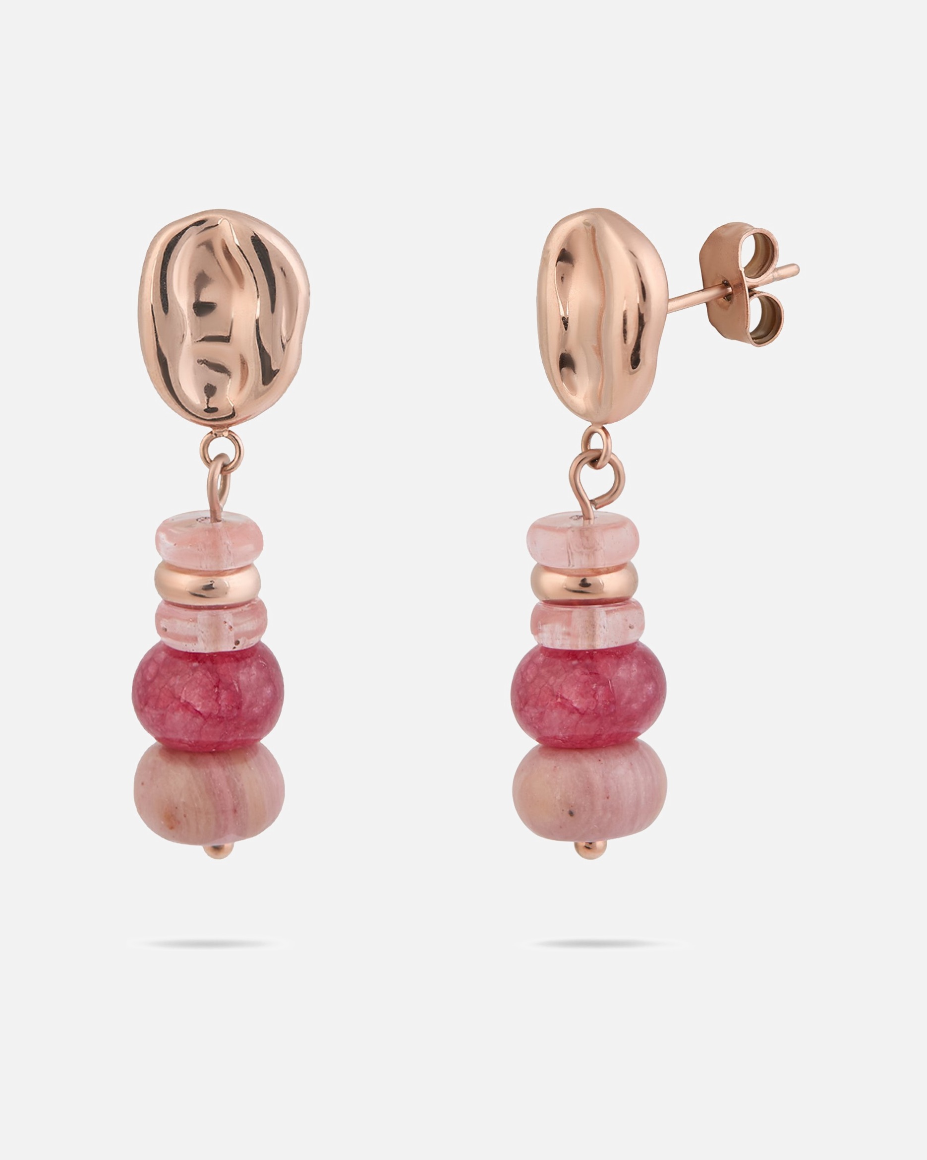 Ohrringe für Weiblich Tamaris Ohrhänger Edelstahl, Farbstein roségold