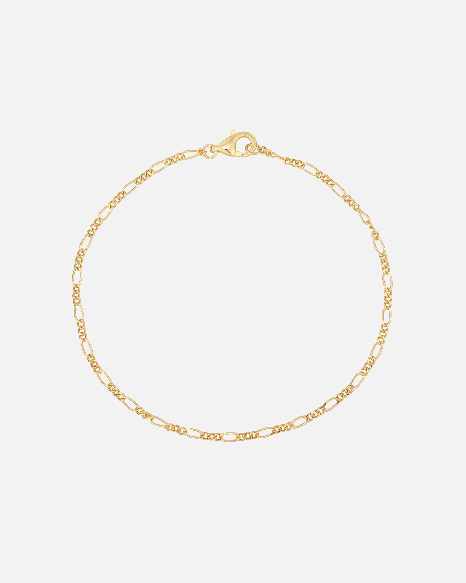 Armband für Weiblich Rafaela Donata Armband aus Sterling Silber in Gelbgold 21 cm