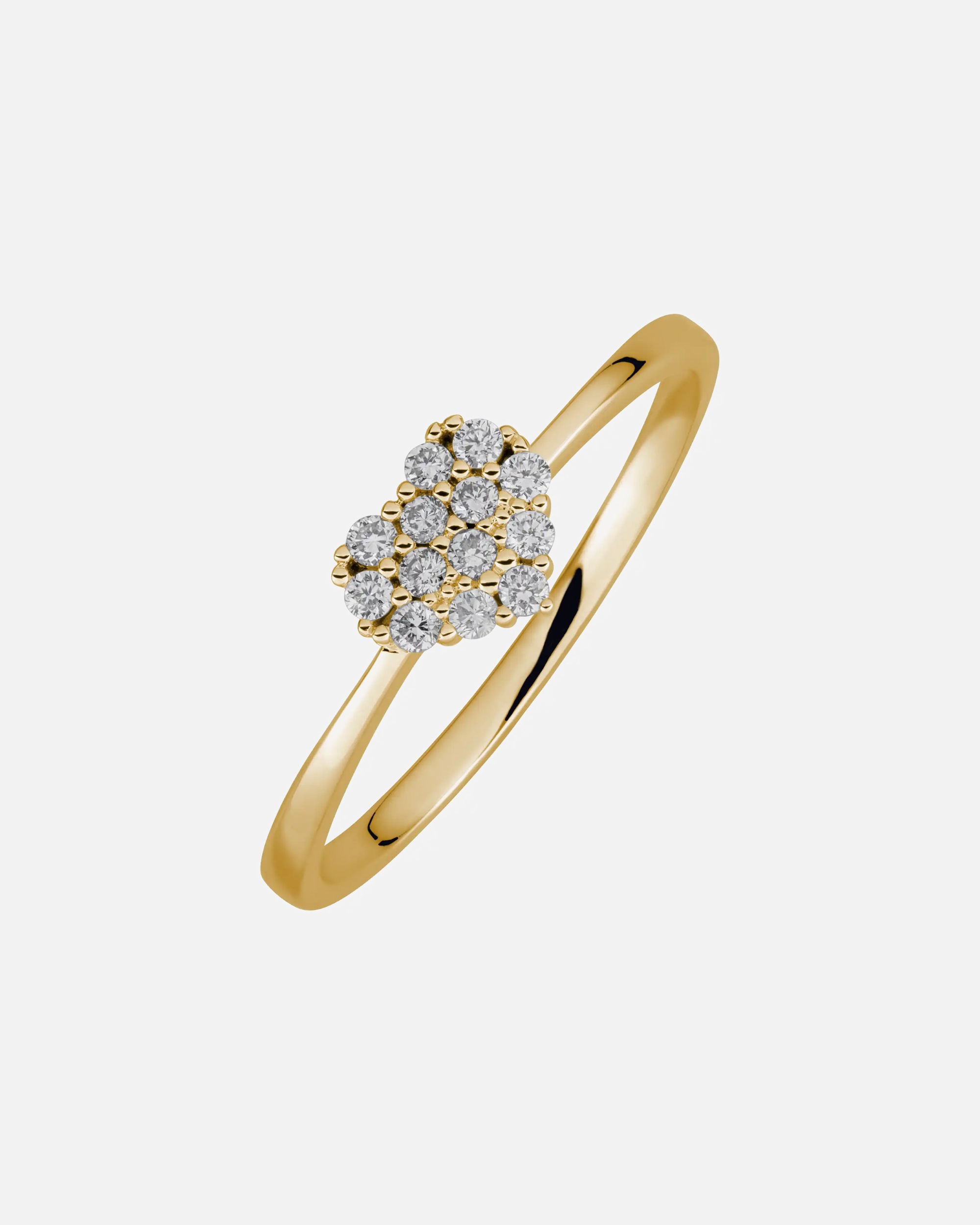 Ring für Weiblich Lyomi Default Brand Line Ring 585/- Gold Diamant Lab Grown weiß 0,15ct. 058 (18,5)