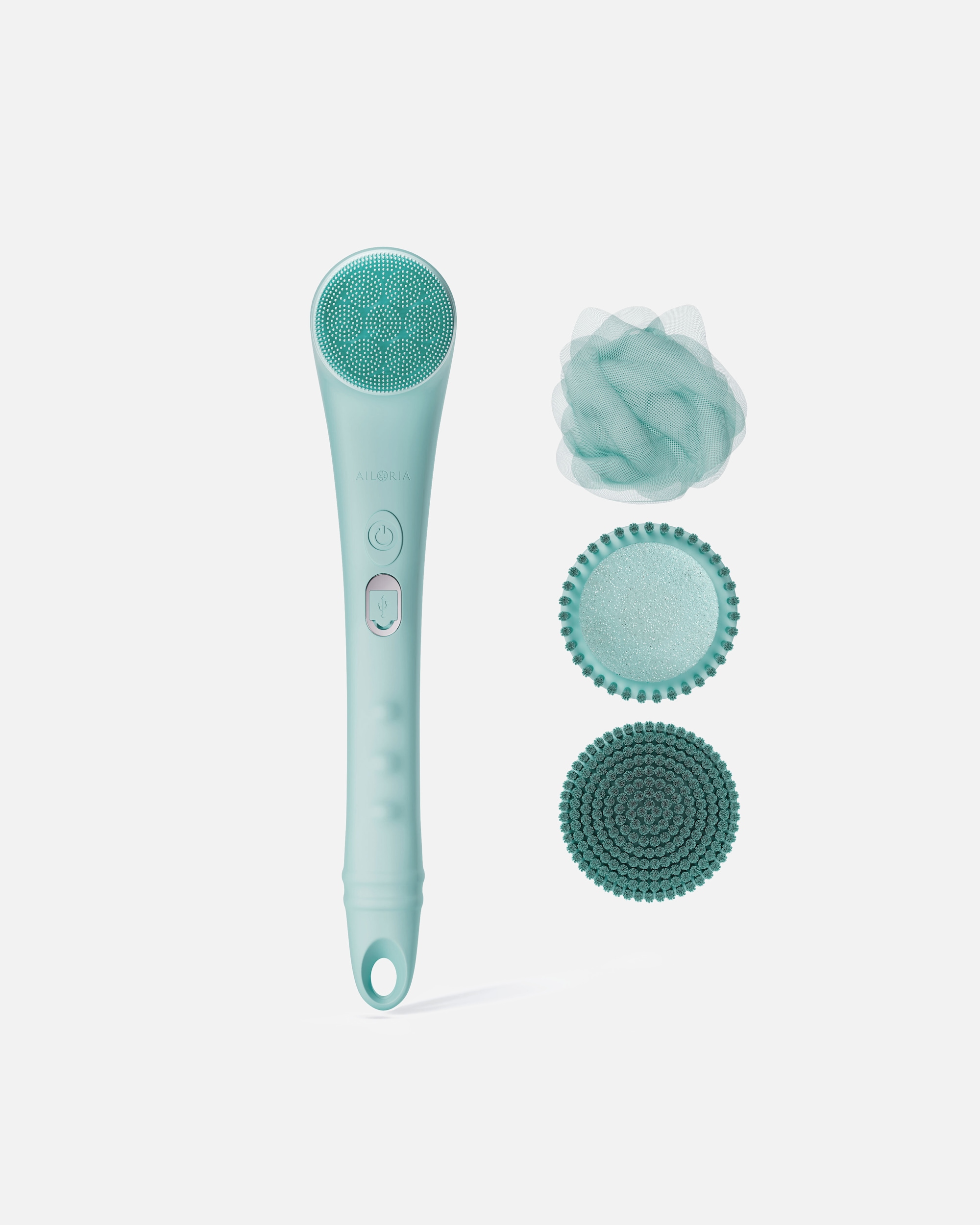 Pflege-Accessoire für Unisex Ailoria GENTLE LUXE 4-in-1 Körper- und Wellnessbürste Mint