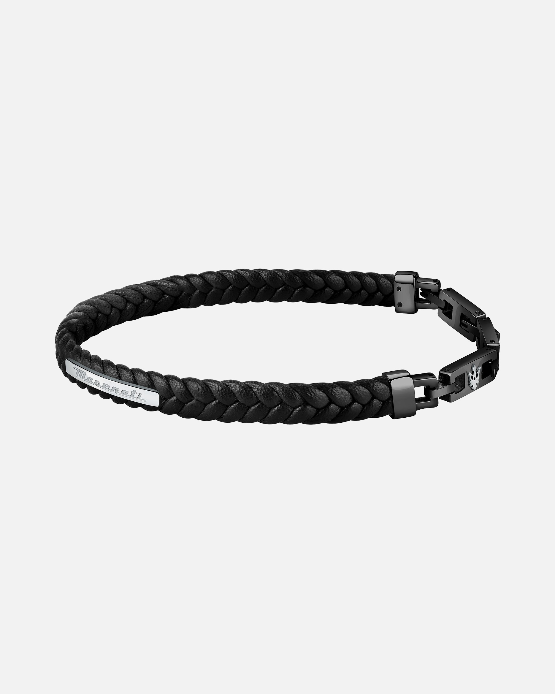 Armband für Männlich Maserati Maserati Armband Schwarz,Silber