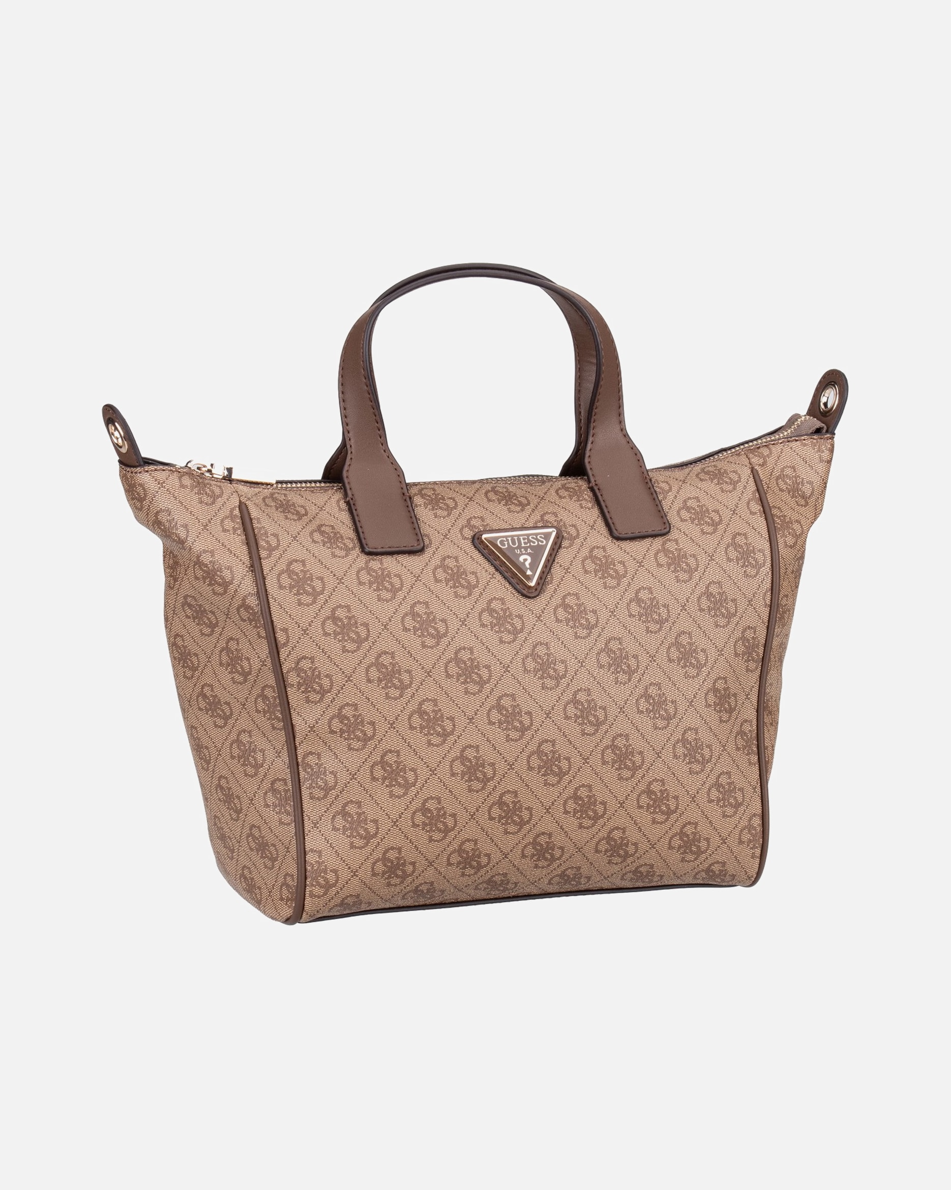 Handtasche für Weiblich GUESS Handtasche Follie Small Tote Latte Logo