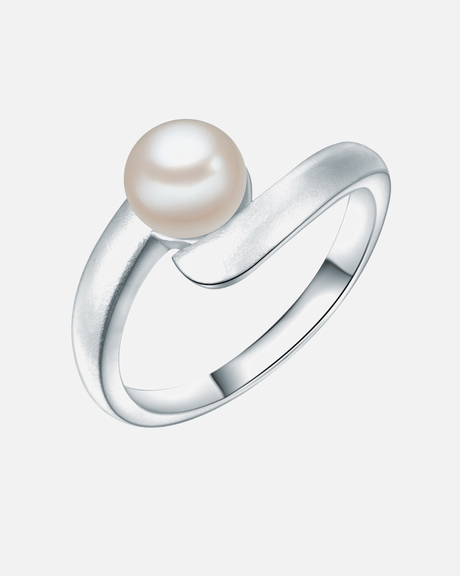 Ring für Weiblich Rafaela Donata Ring aus Sterling Silber in Silber mit Süßwasser-Zuchtperle 62