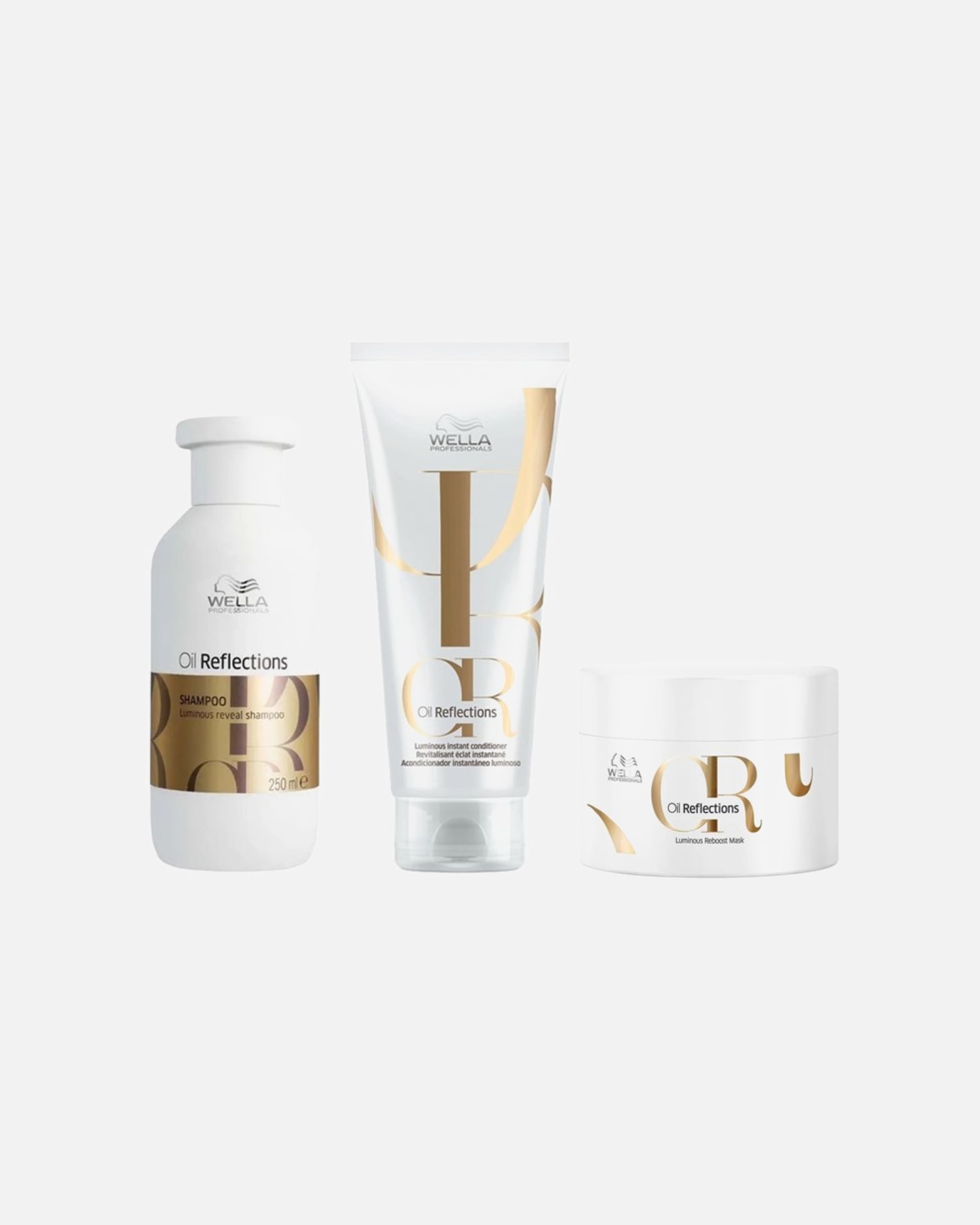 Haarpflegeset für Weiblich Wella Oil Reflections Bundle Maske 1 Stück