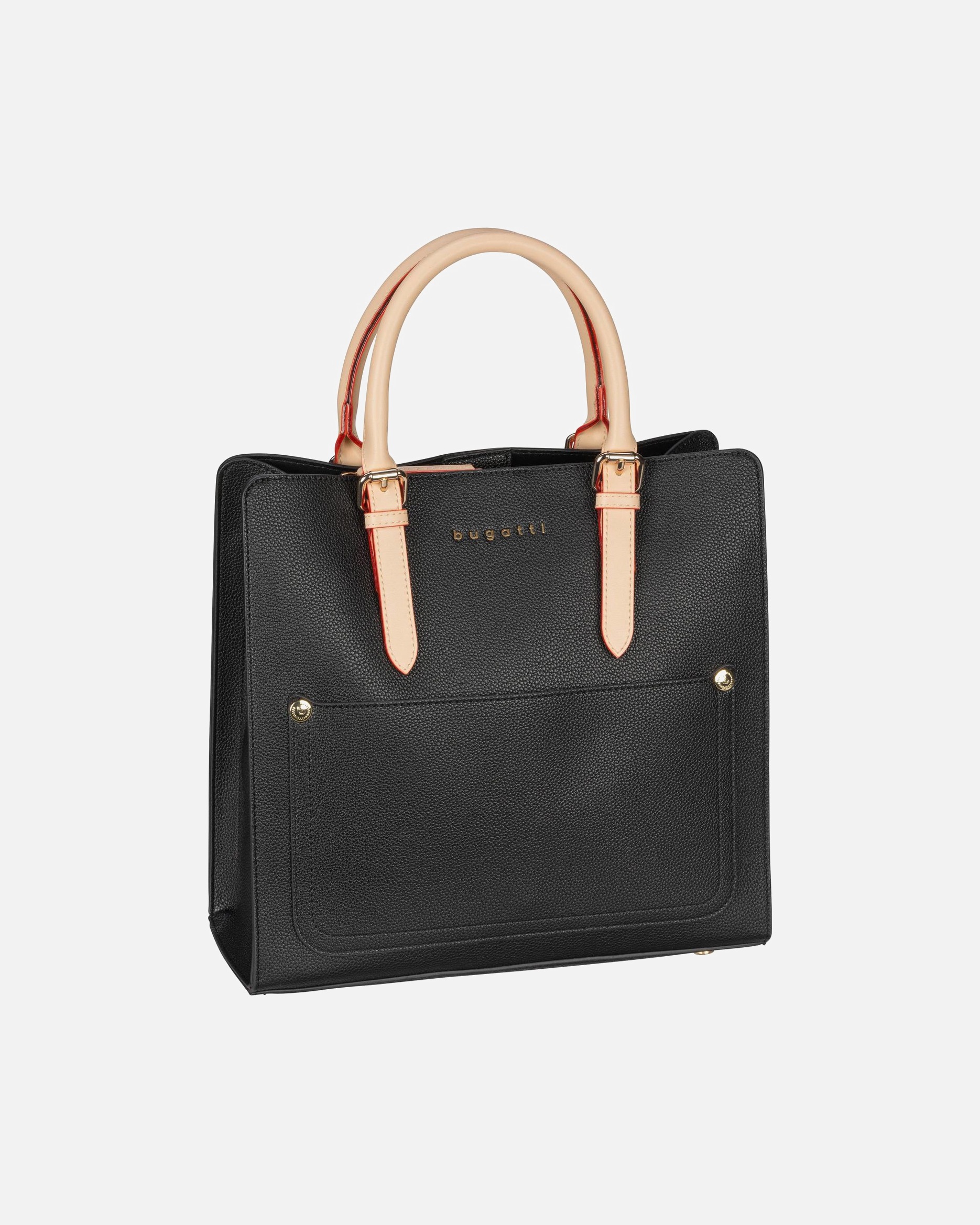 Handtasche für Weiblich Bugatti Handtasche Ella Top Handle Large Schwarz