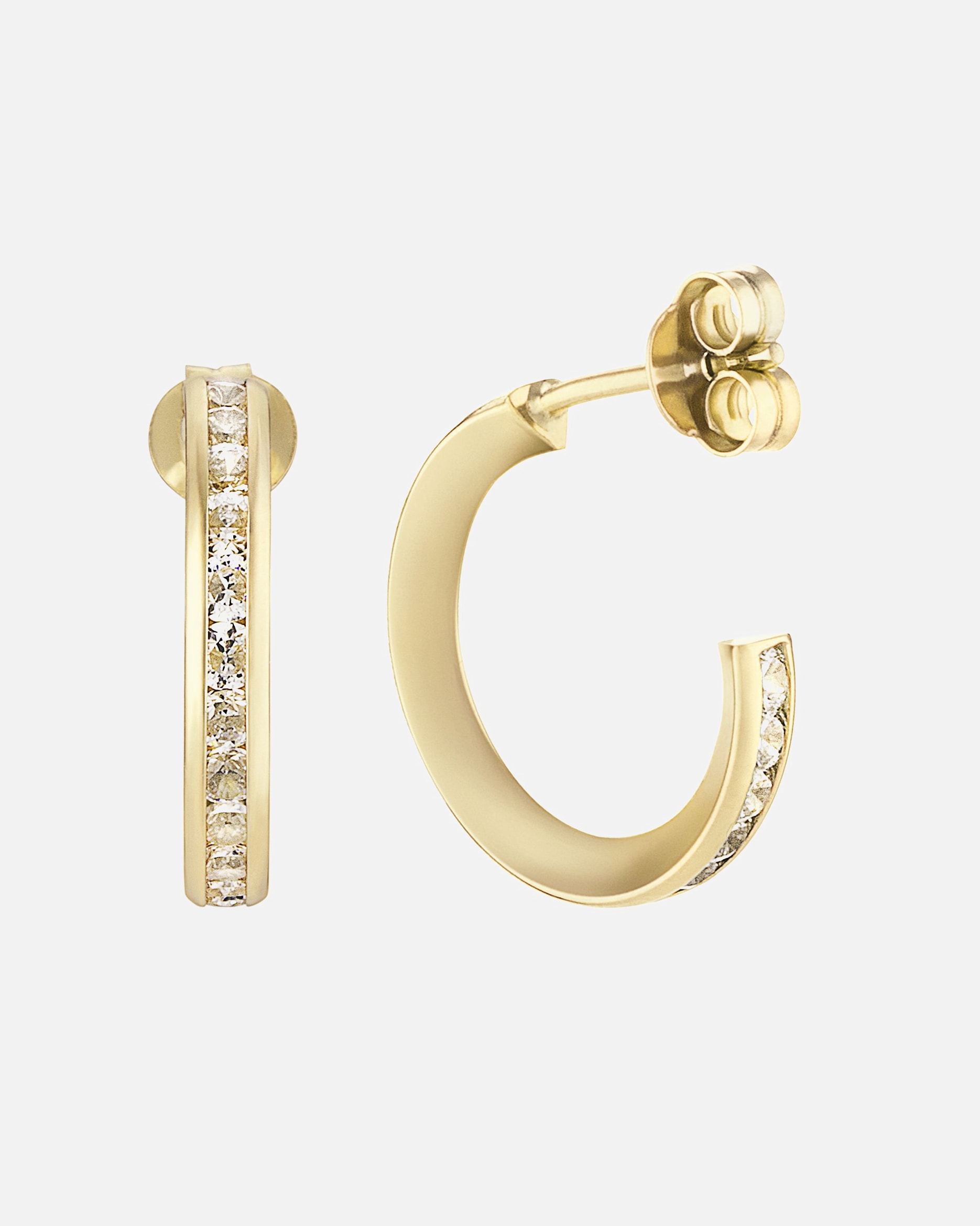 Ohrringe für Weiblich FAVS Creolen 375er Gelbgold 1 Stück