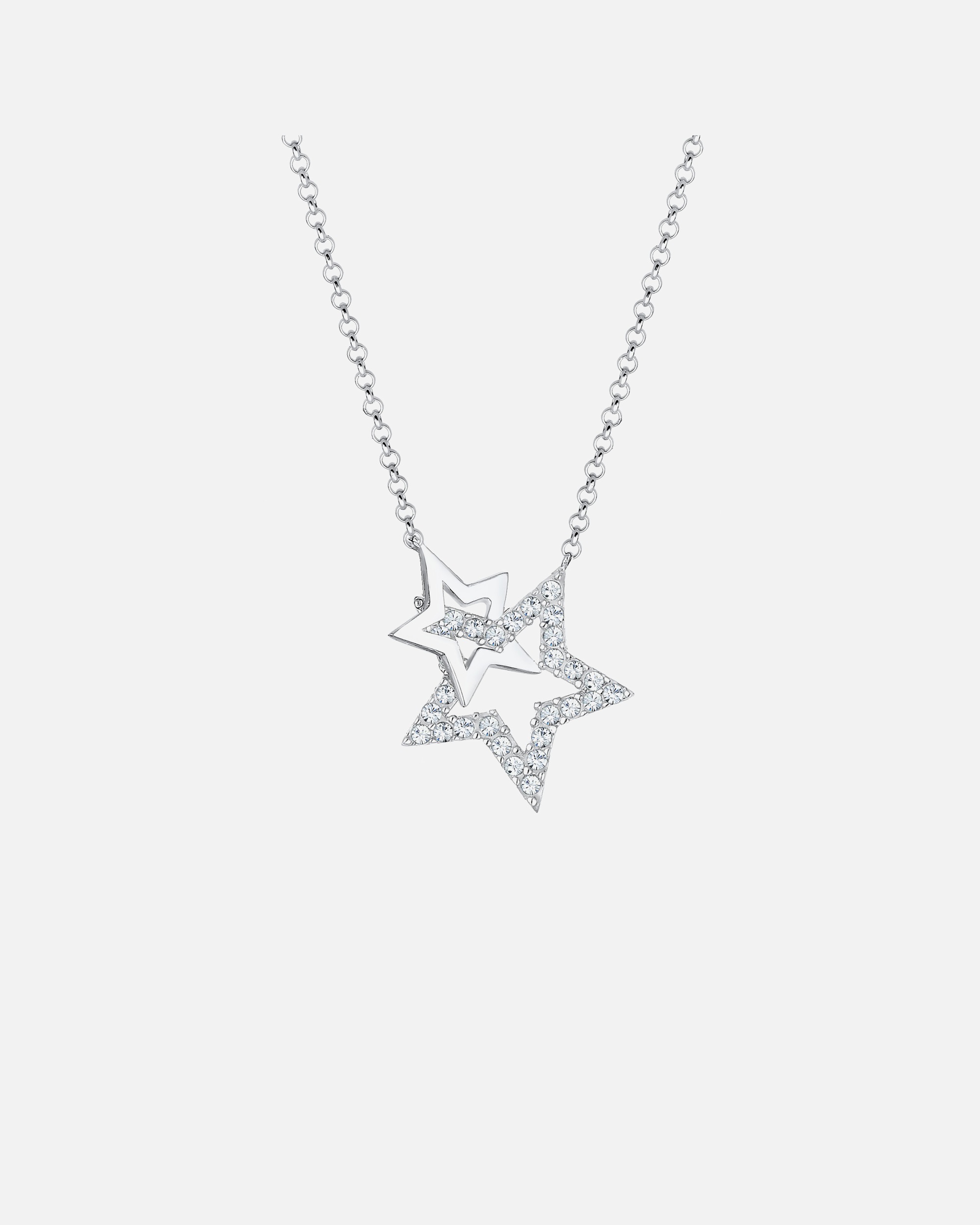 Halskette für Weiblich Elli Astro Stern Galaxy 925 Sterling Silber, mit Kristallen von Swarovski® 1 Stück