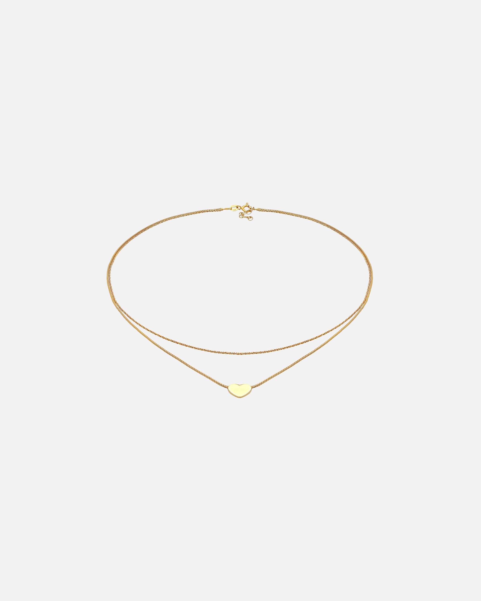 Halskette für Weiblich Elli Choker Layer Look Herz Trend 925 Silber 1 Stück