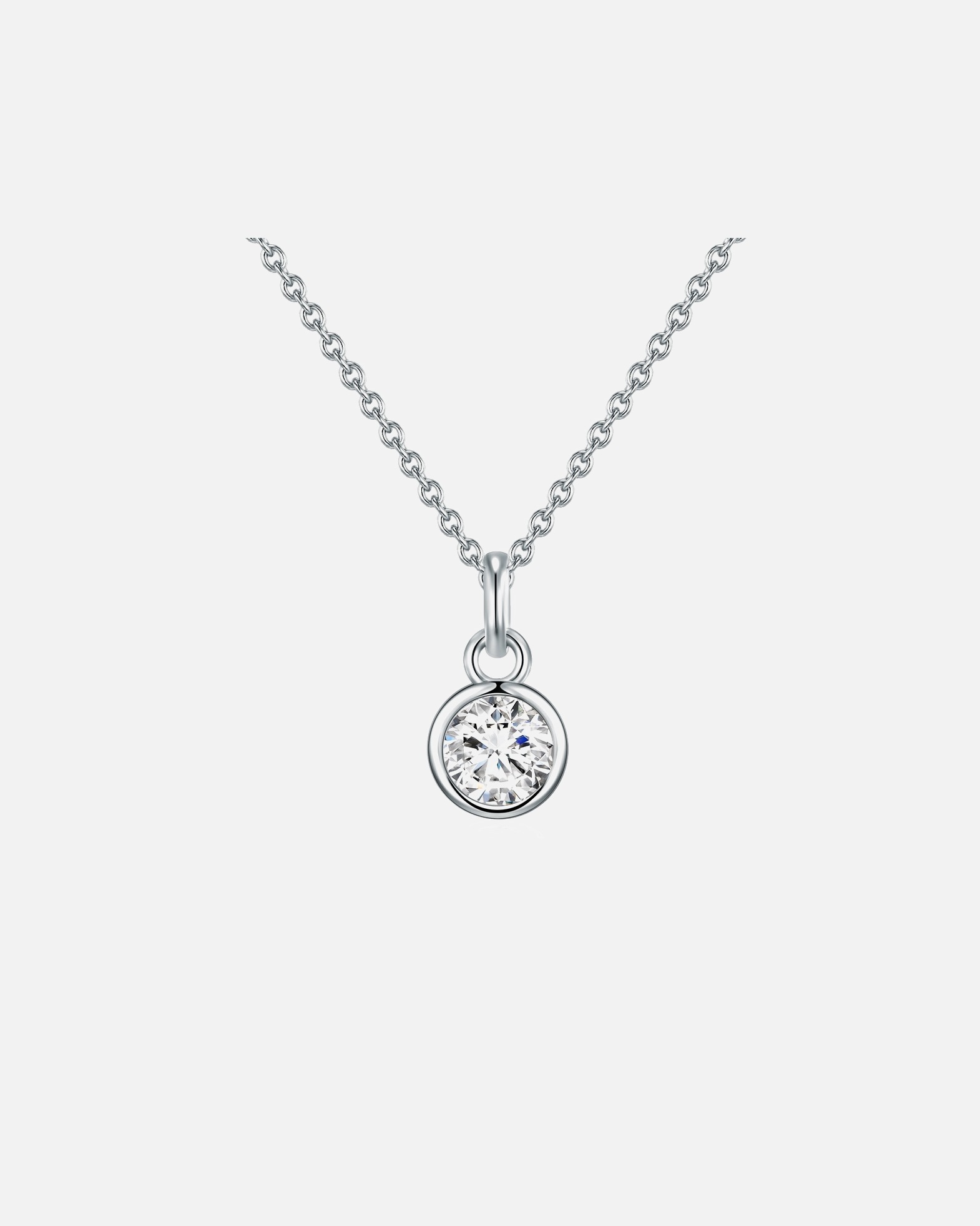 Halskette für Weiblich Rafaela Donata Halskette Sterling Silber Zirkonia in Silber 1 Stück
