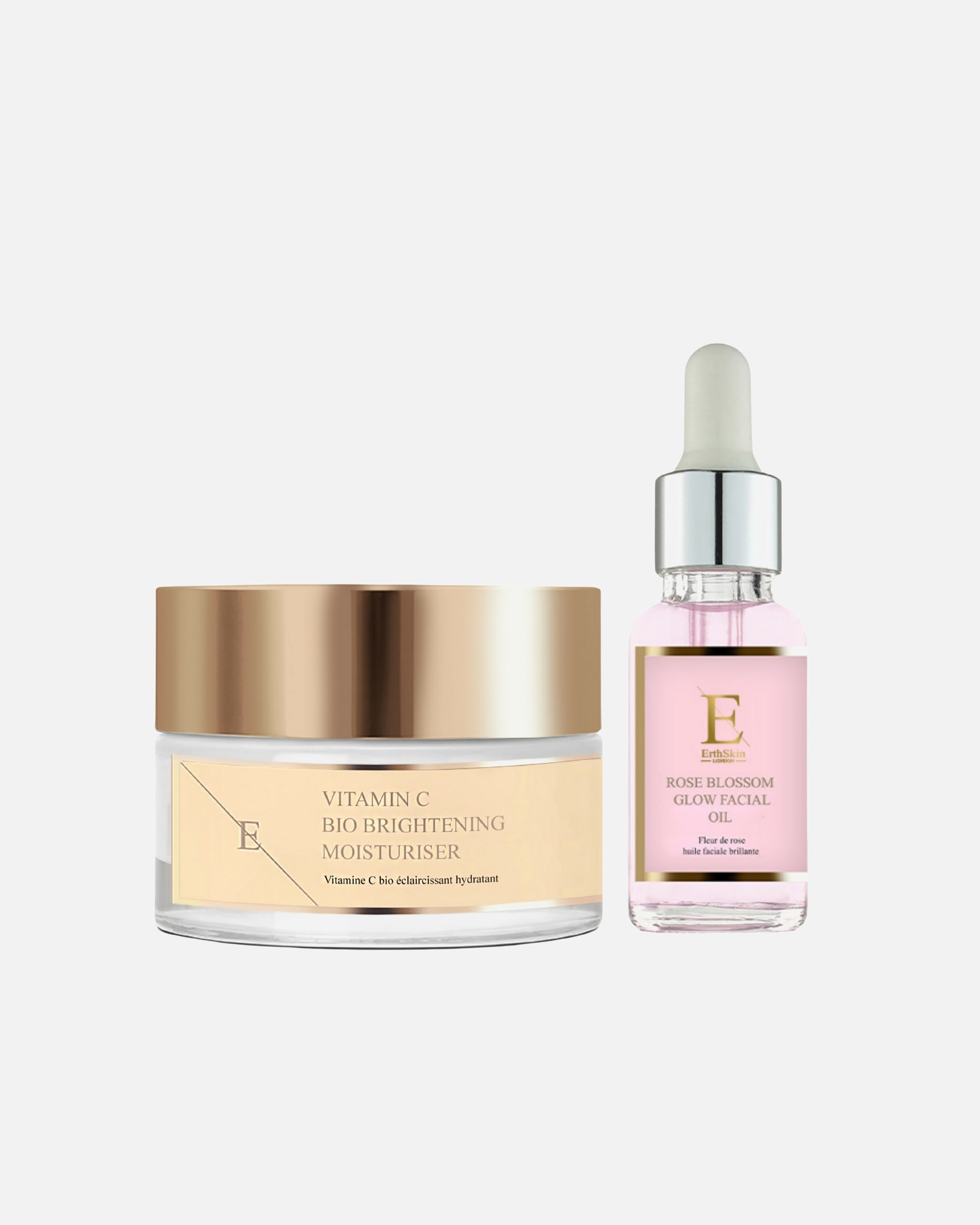 Gesichtspflegeset für Weiblich ErthSkin London Rose + Vitamin C Strahlendes Set 1 Stück