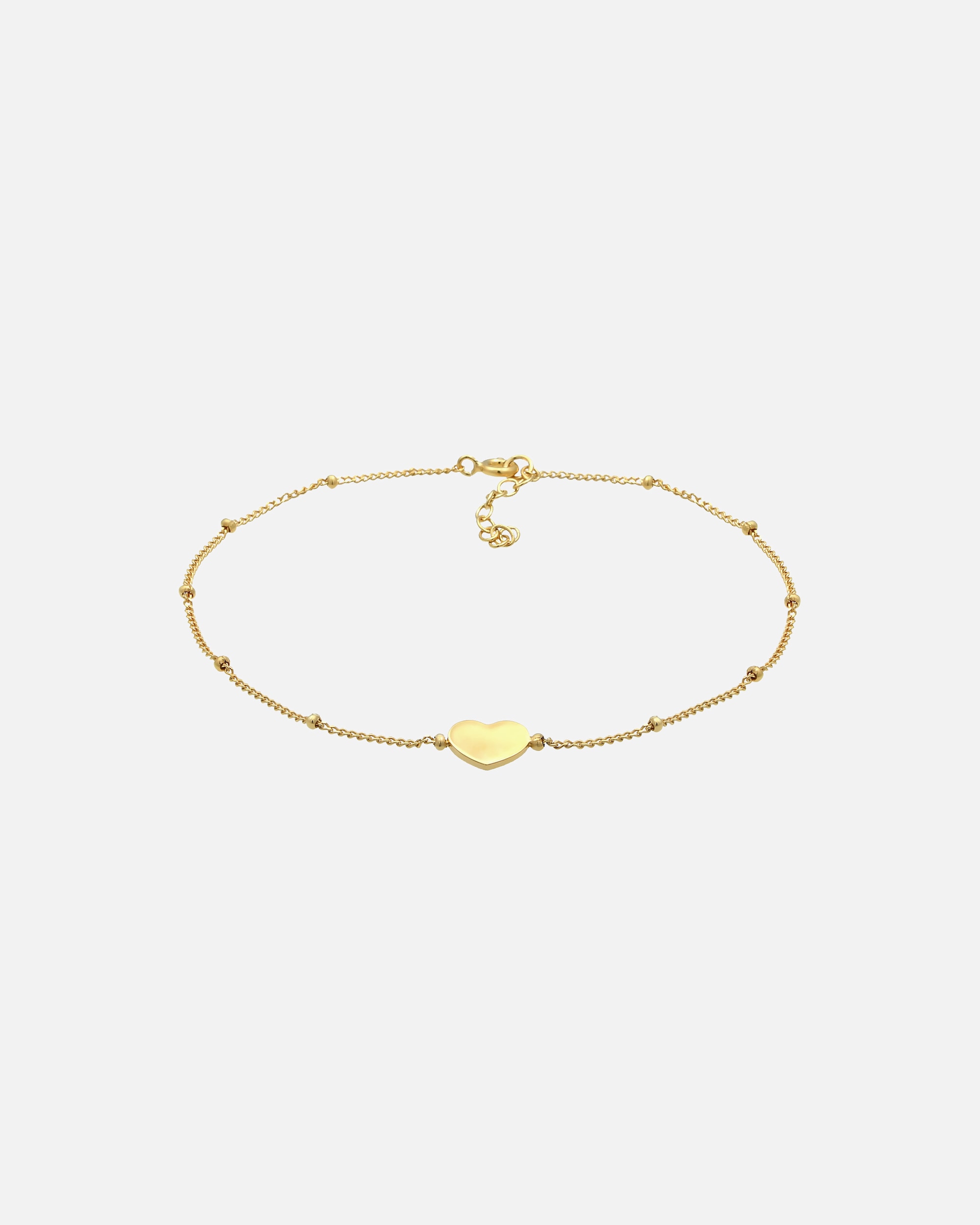 Schmuck für Weiblich Elli Herzchen Kugelkette Verspielt Sommer 925 Silber 1 Stück