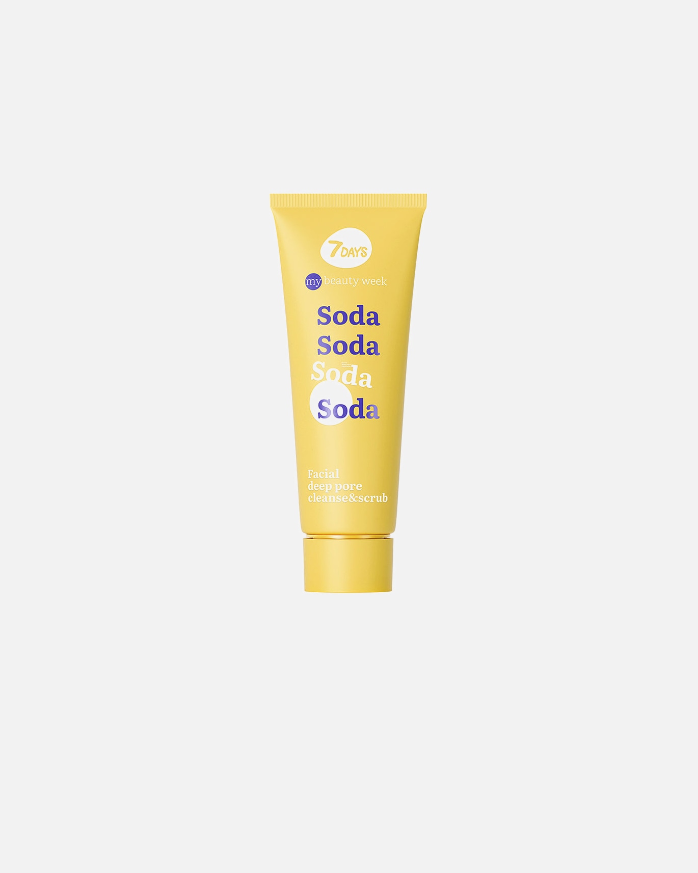 Gesichtspeeling für Weiblich 7days SODA Tiefenreinigung und Peeling für das Gesicht 80 ml