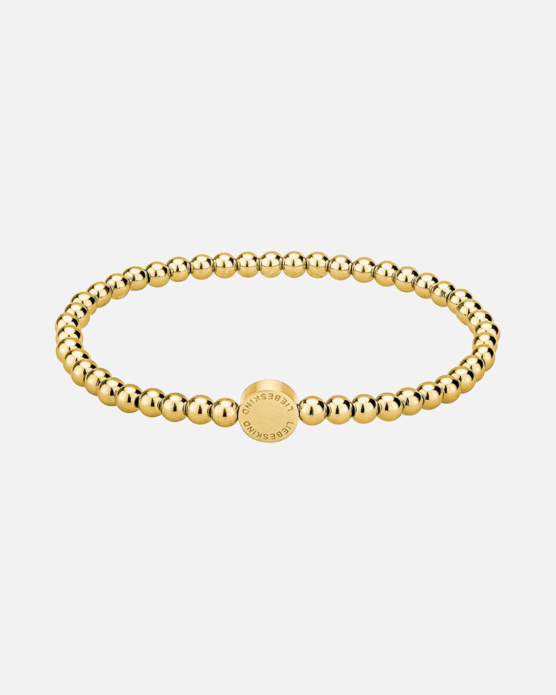 Armband für Weiblich Liebeskind Liebeskind Damen-Armband Stein, Edelstahl Schwarz Schwarz 32002948 gold