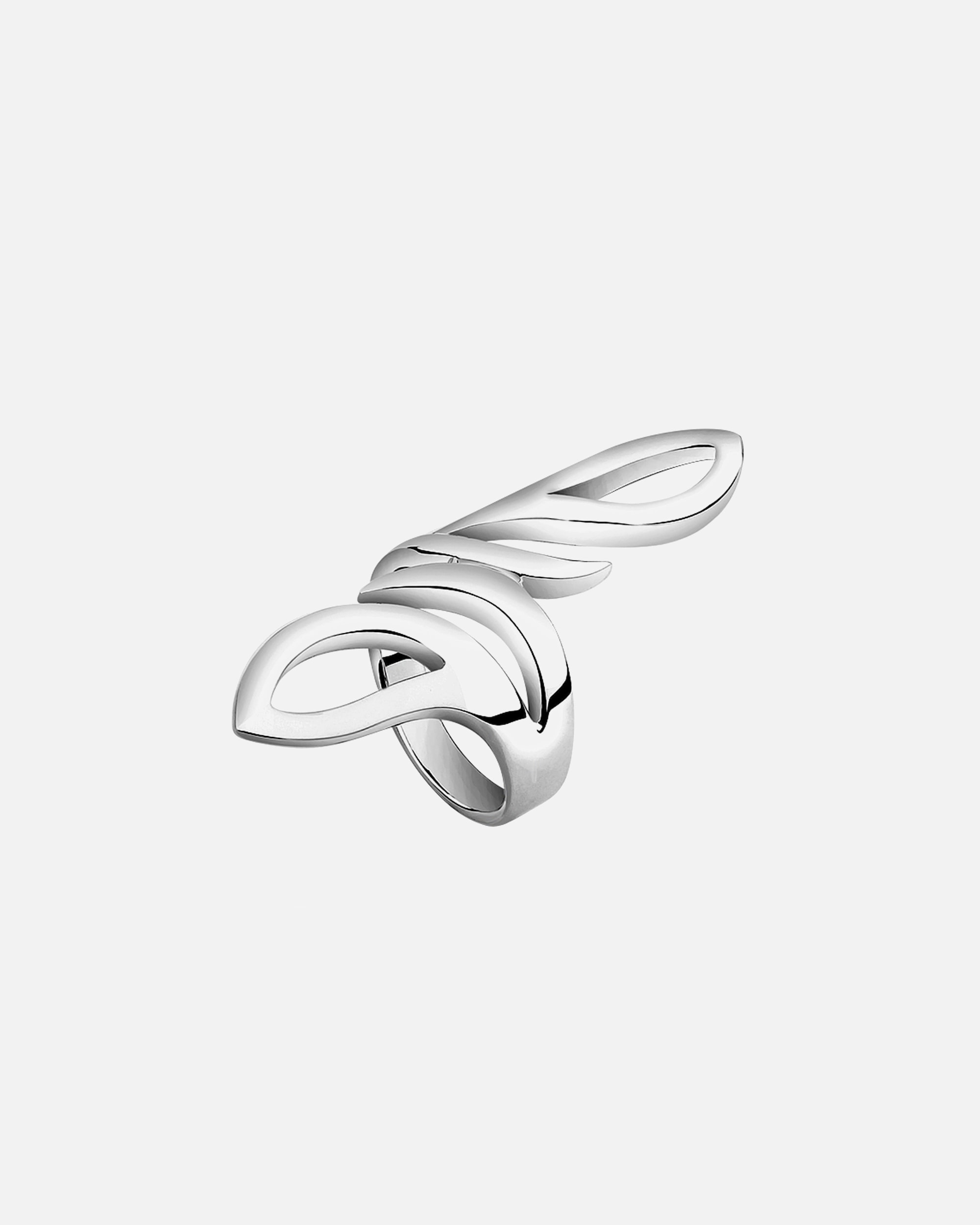 Ring für Weiblich Nenalina Wickelring Basic Statement Struktur 925 Silber 58