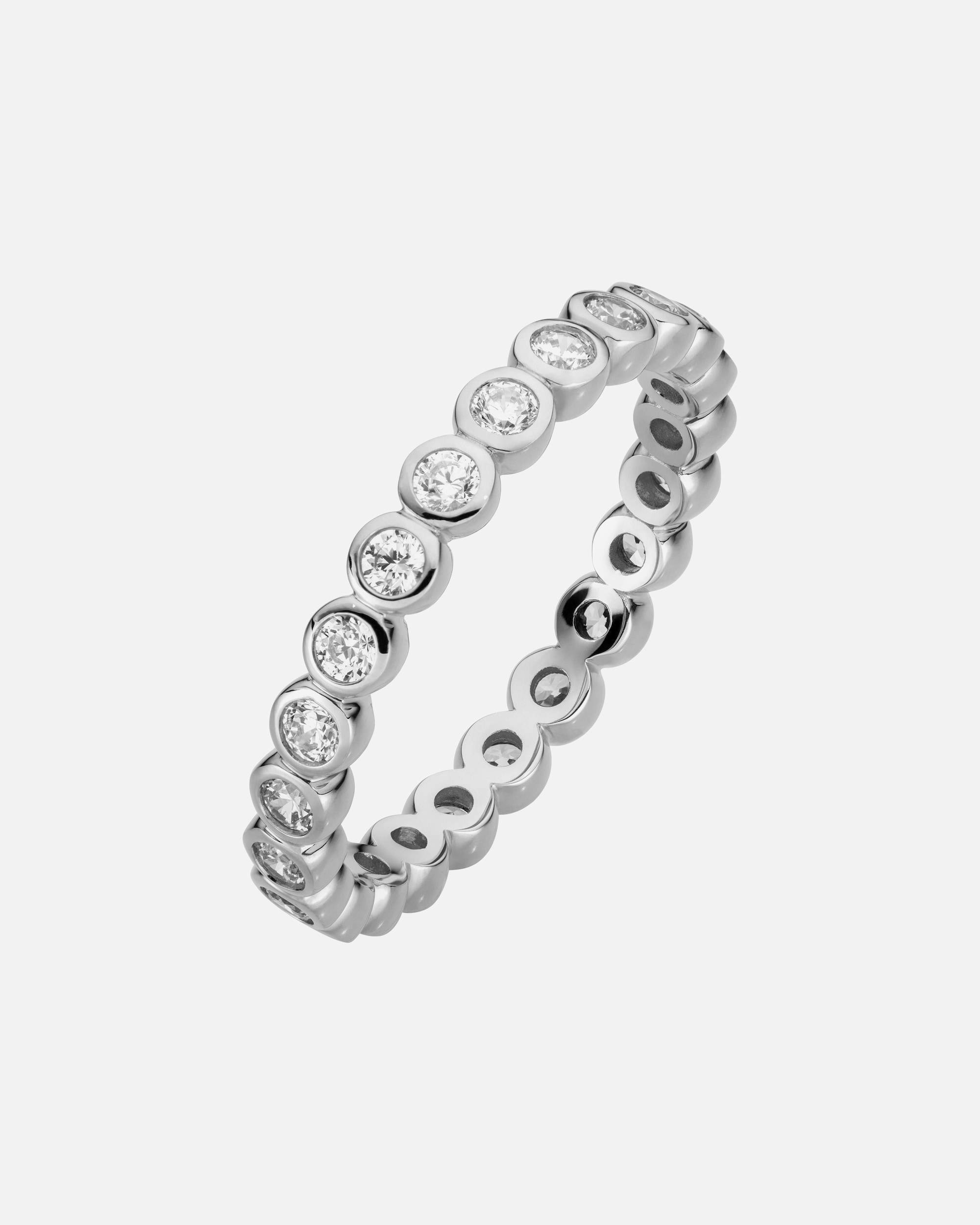 Ring für Weiblich Orolino Ring 333/- Gold Zirkonia weiß 050 (15,9)