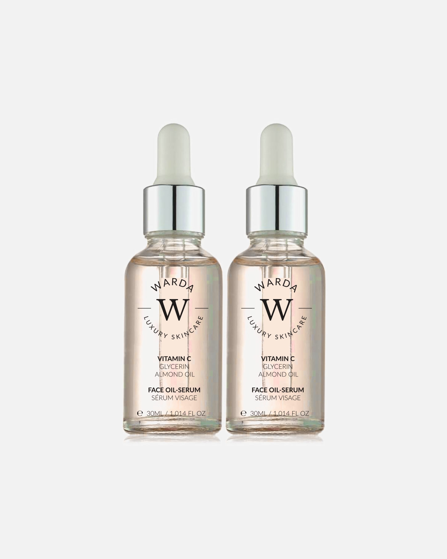 Vitamin C Serum für Weiblich WARDA LUXURY SKINCARE Vitamin C & Hyaluron Set 1 Stück