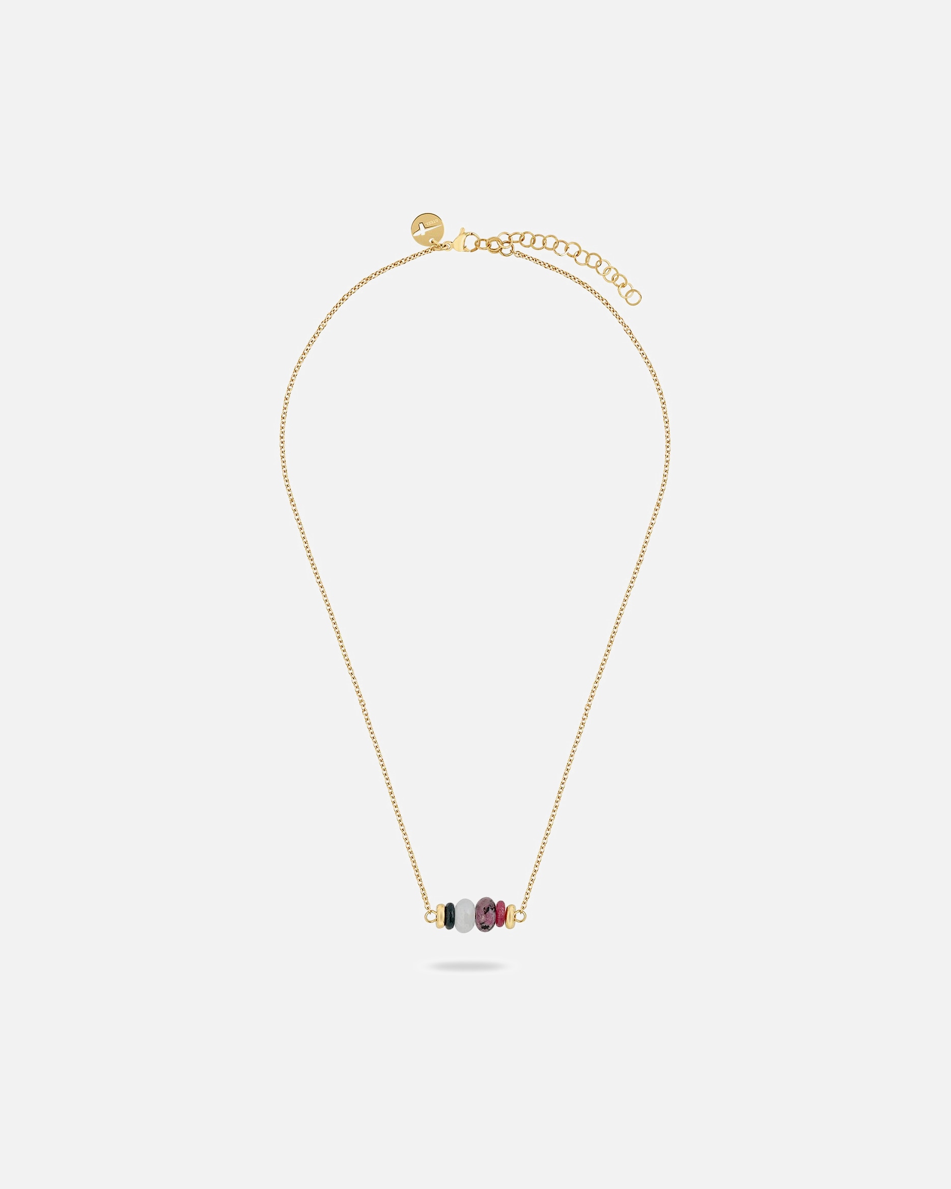 Halskette für Weiblich Tamaris Kette Edelstahl, Farbstein gold