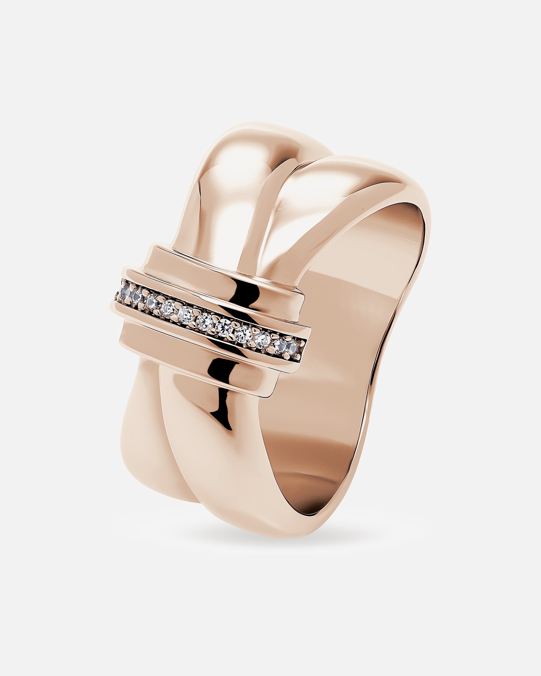 Ring für Weiblich Jette Damenring 925er Silber 51