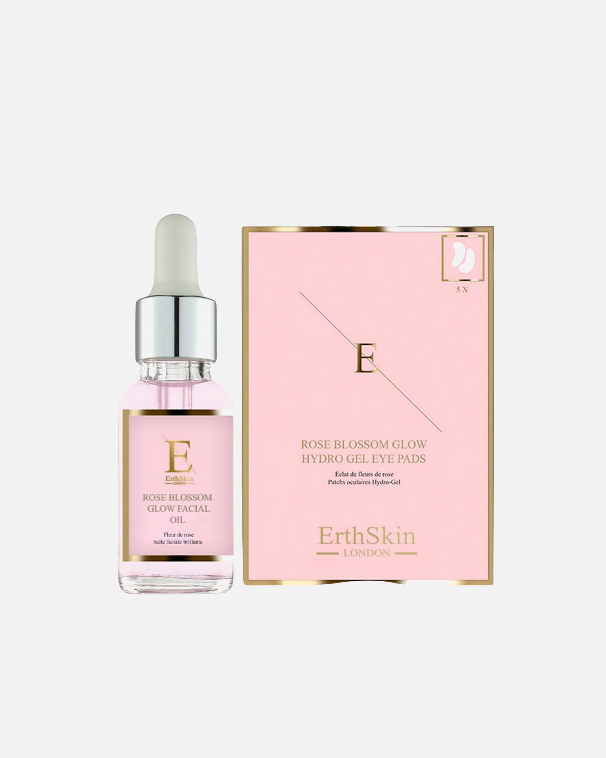 Gesichtspflegeset für Weiblich ErthSkin London Rosenblüten-Augen-Glow-Set 1 Stück