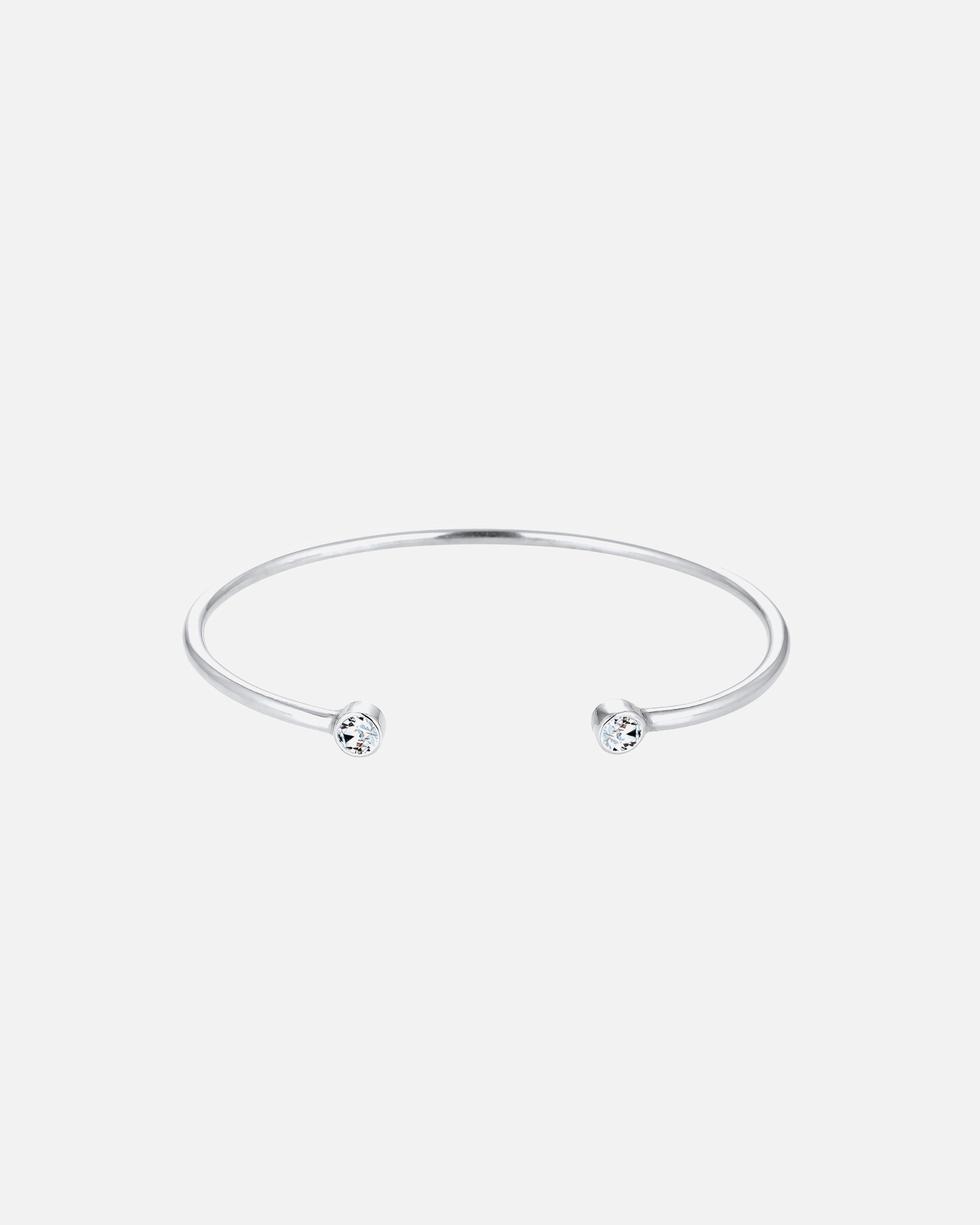 Armreif für Weiblich Elli Armreif Weiß 925 Sterling Silver, mit Kristallen von Swarovski® 1 Stück