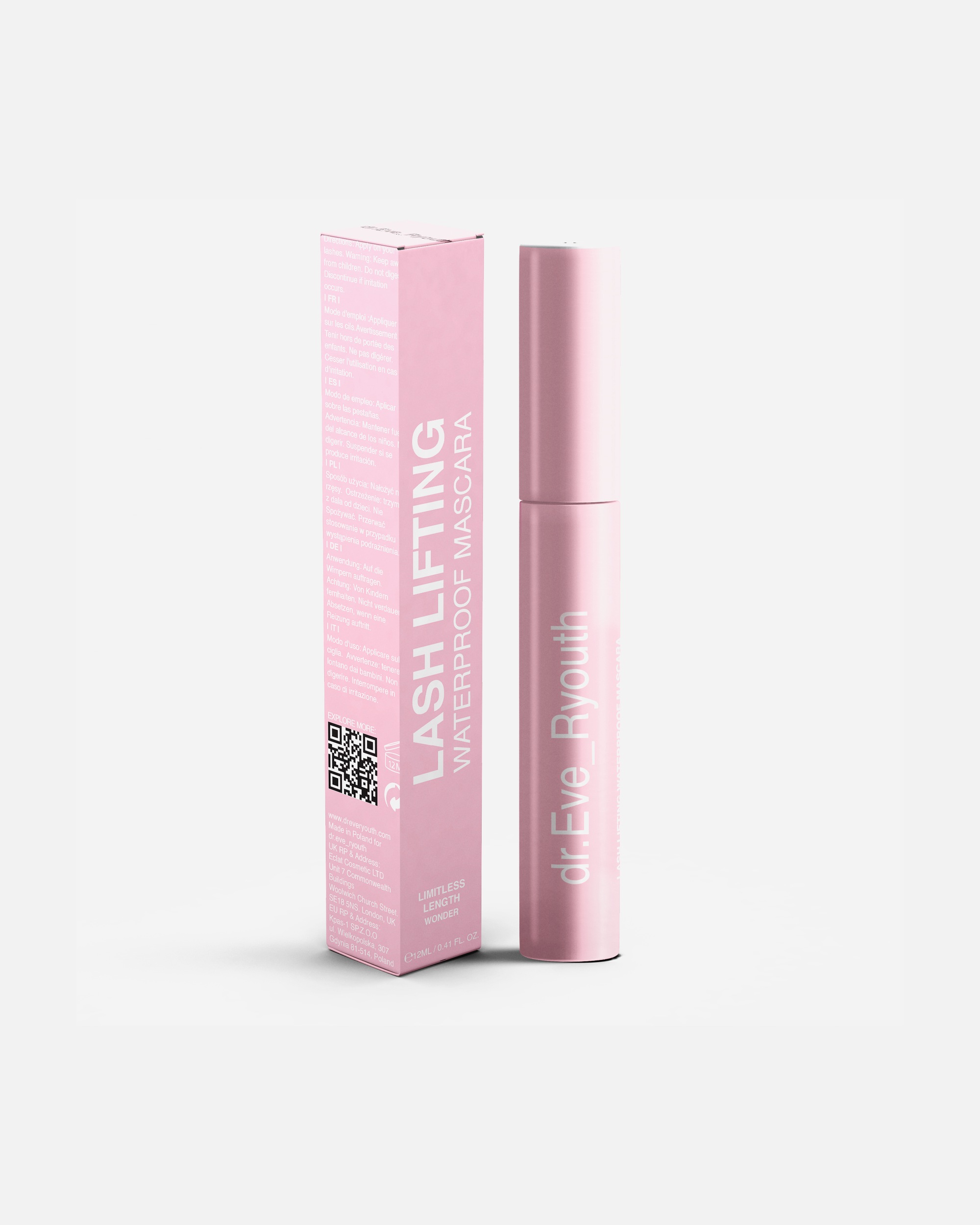 Mascara für Unisex ErthSkin London Wasserfeste Wimpernlifting-Mascara 1 Stück