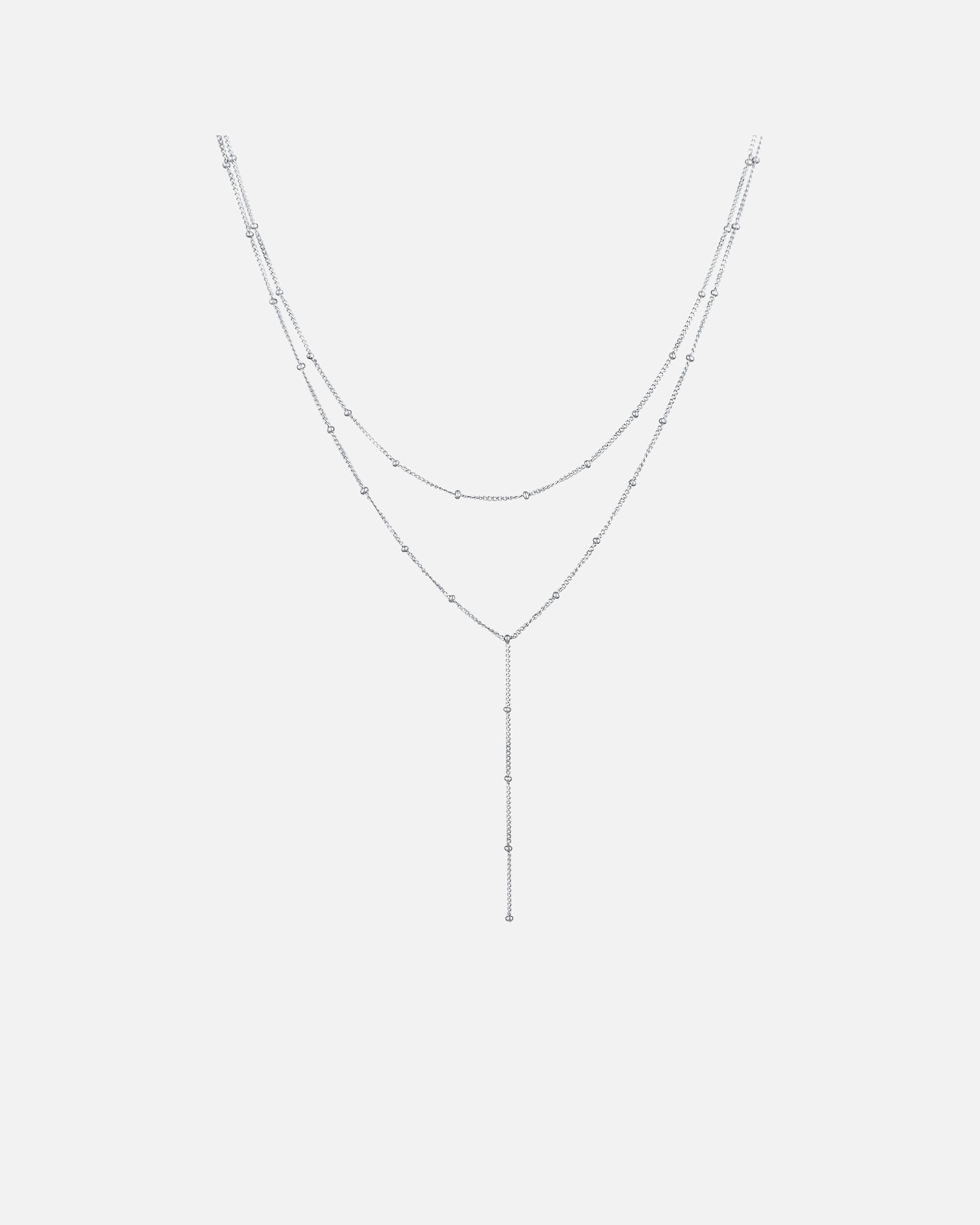 Halskette für Weiblich Elli Elli Halskette Layer Y-Kette Kugelkette 925 Silber 1 Stück