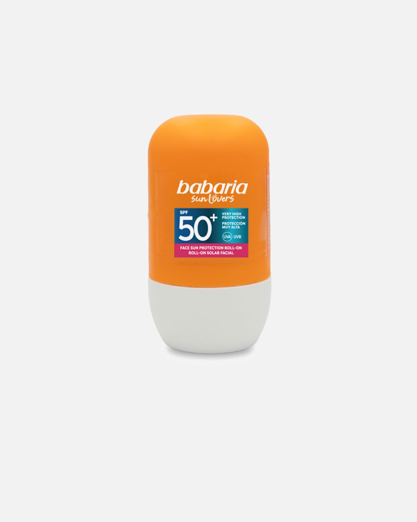 Sonnencreme für Unisex Babaria SUN LOVERS Sonnenschutz-Gesichtsroll-on LSF 50+ 50 ml