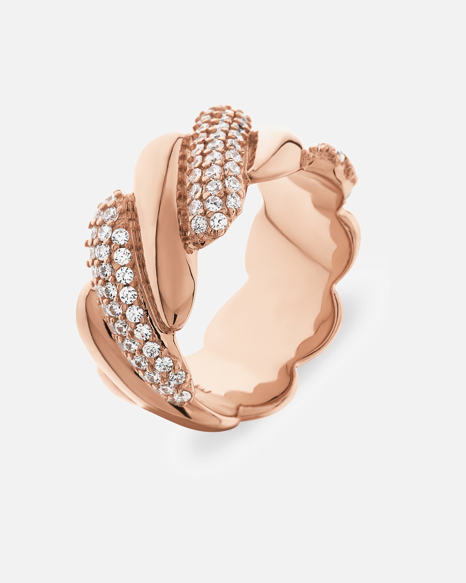 Ring für Weiblich Jette Damenring 925er Silber 53