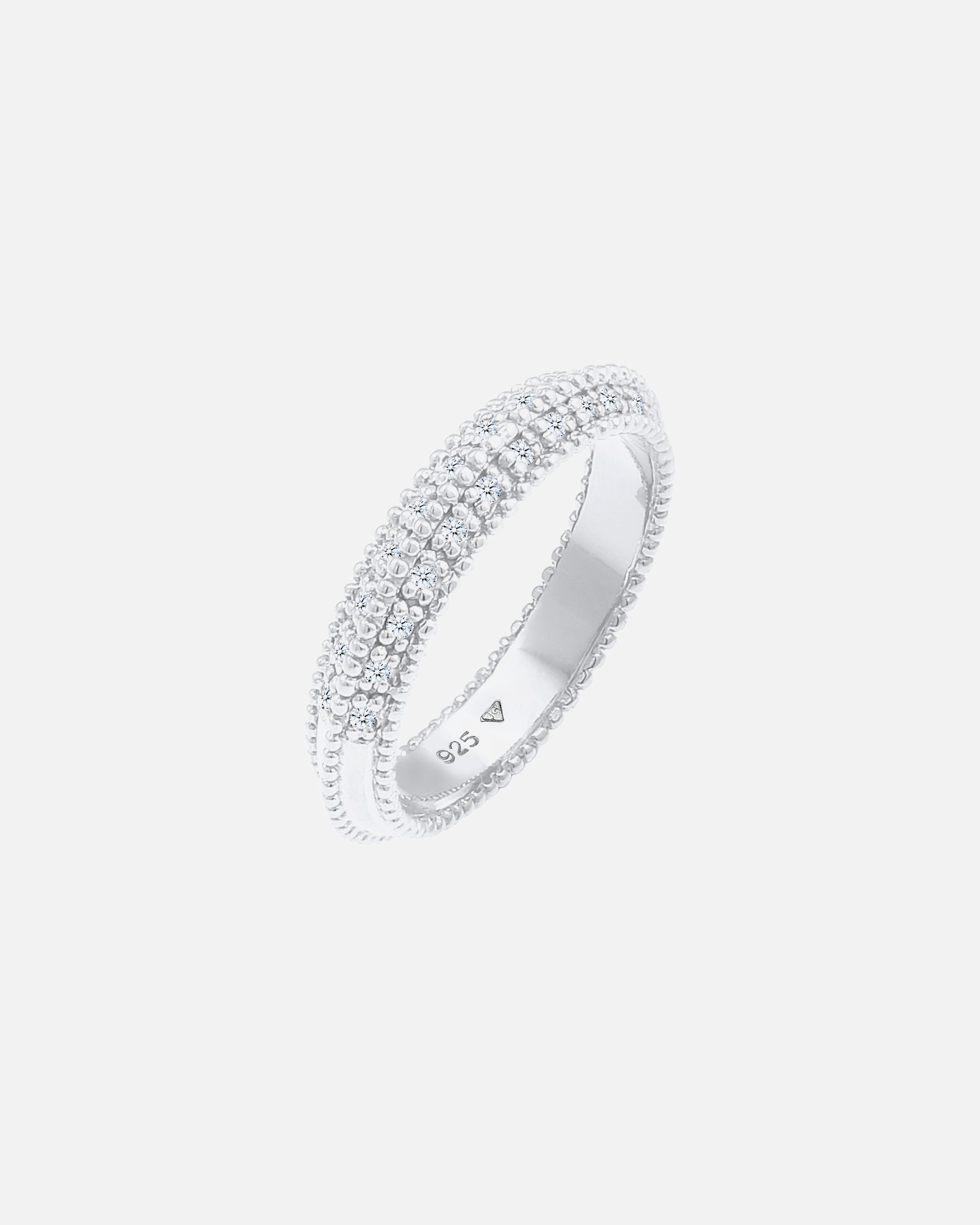 Ring für Weiblich Elli DIAMONDS Verlobung Diamant (0.12 ct.) 925er Sterling Silber 52