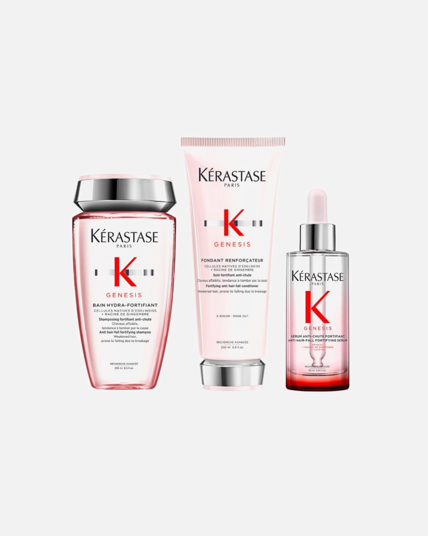 Haarpflegeset für Weiblich Kérastase Genesis HYDRA 3er Set (Bain / Fondant / Serum) 1 Stück