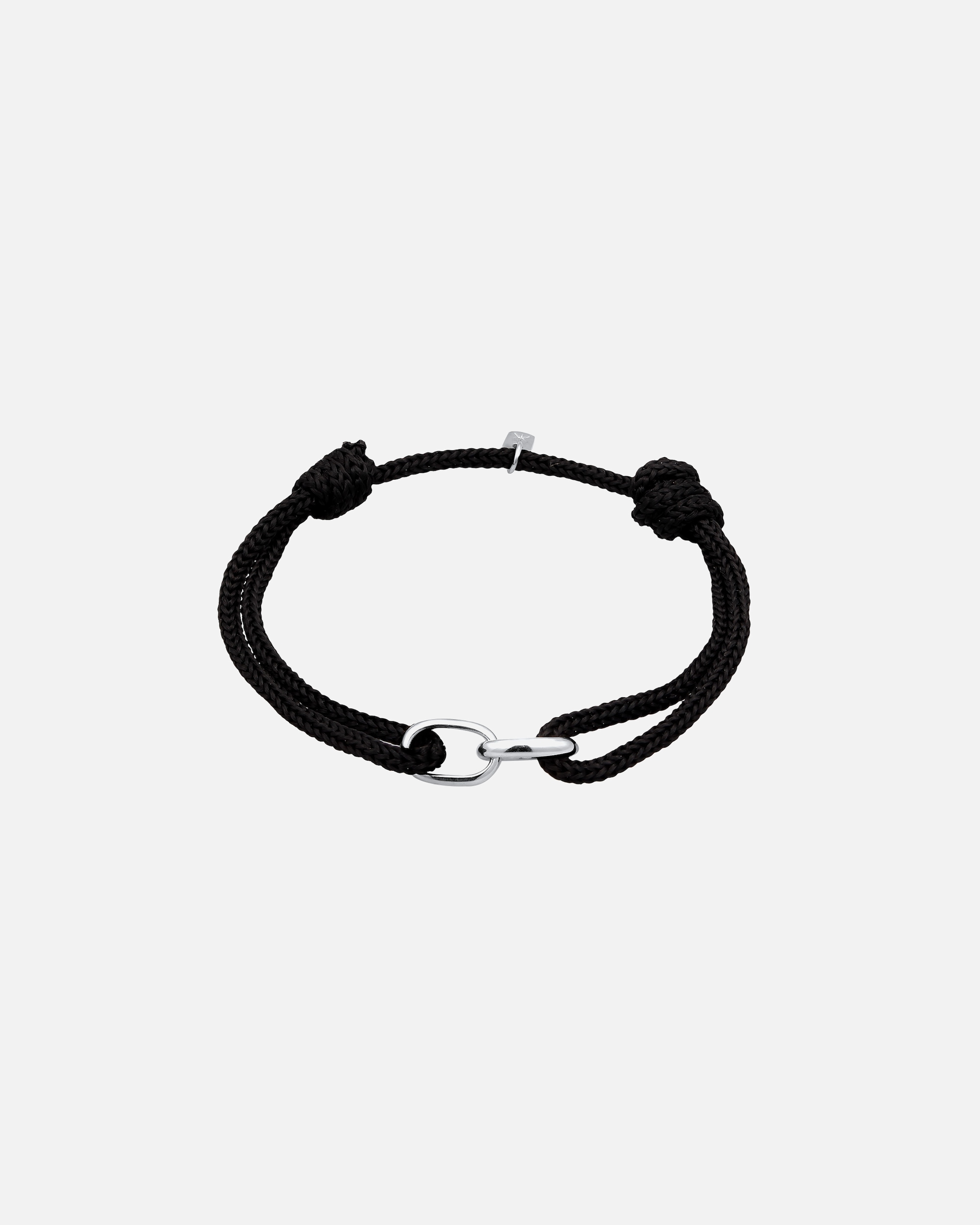 Armband für Männlich KUZZOI Oval Glieder Nylon 925 Sterling Silber 1 Stück